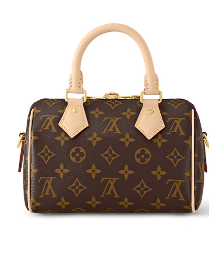 Pre-owned Louis Vuitton Speedy Bandouliere 20 Shoulder Bag In Brown