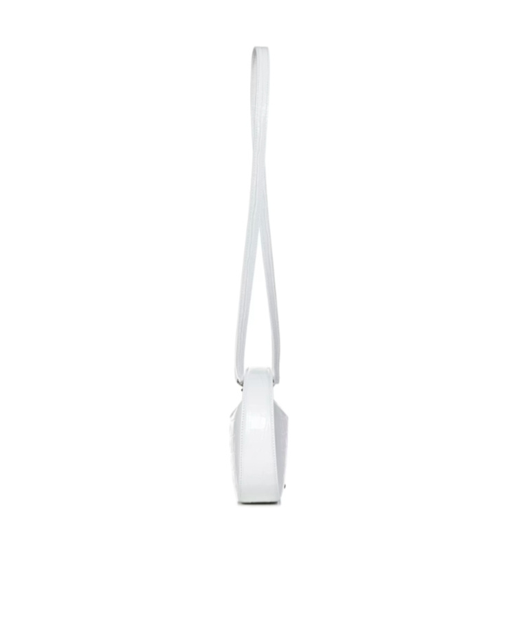 Shop Coperni Small Sound Swipe Shoulder Bag In White