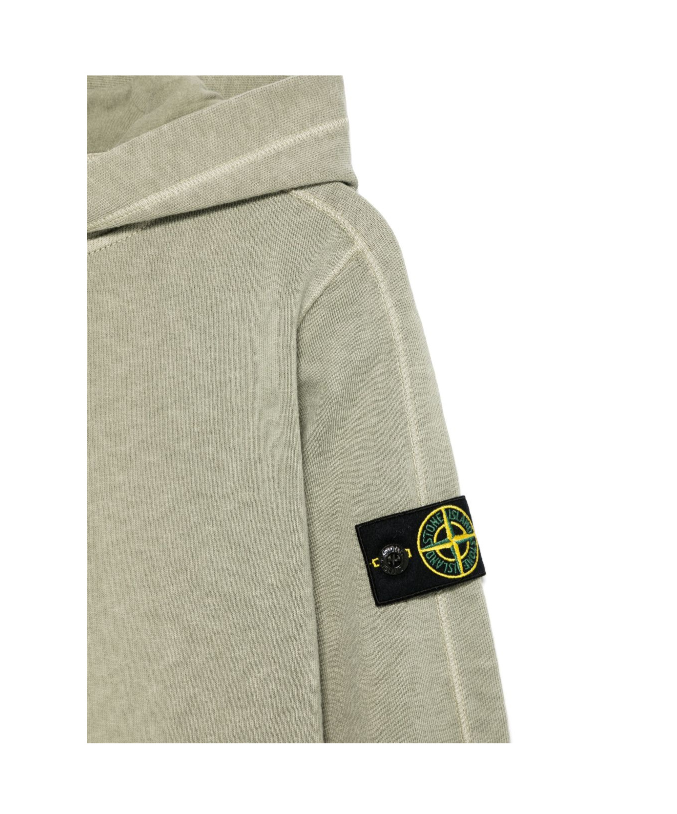 Stone Island Long-sleeved Sweater In Nude