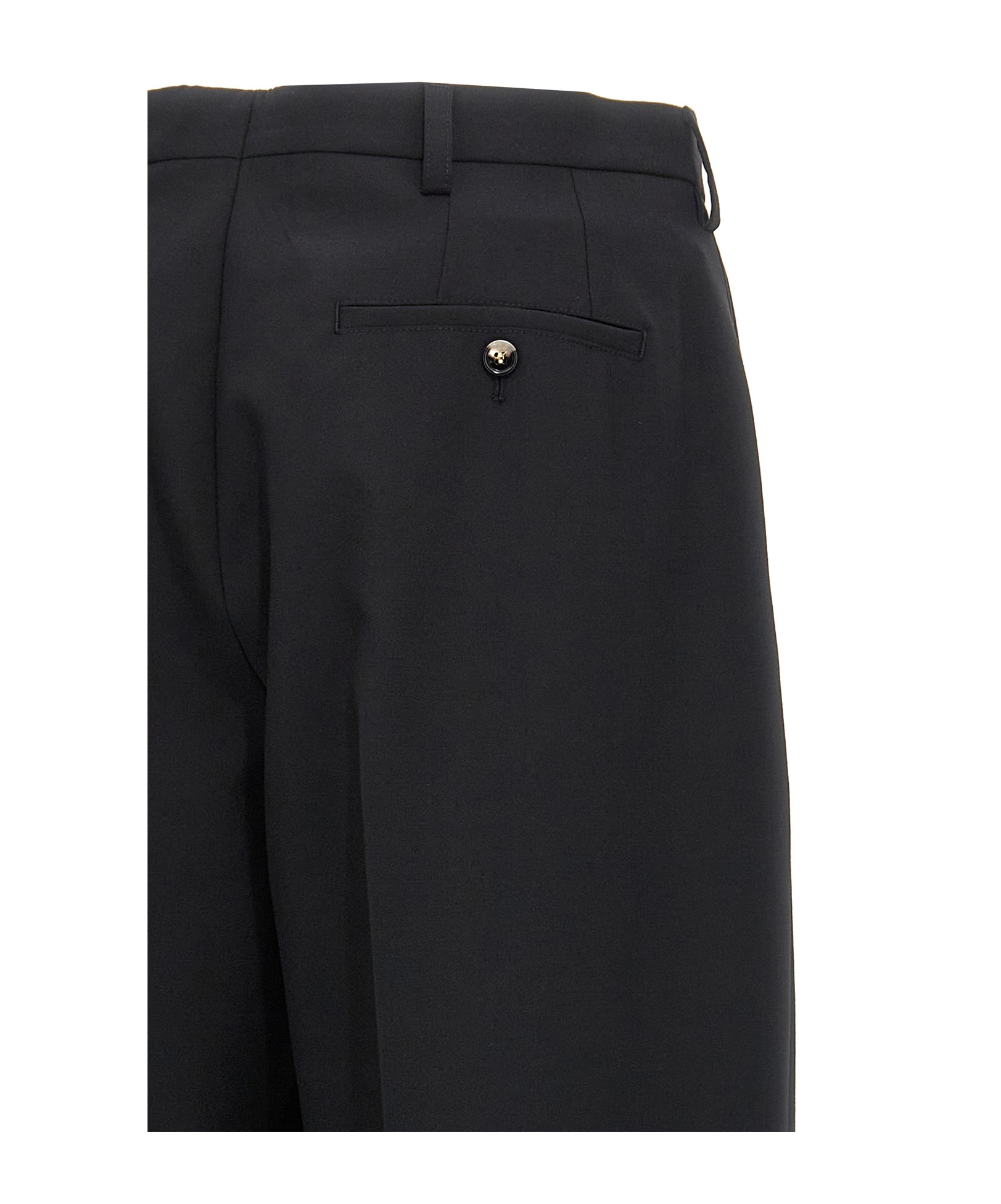 Marni Belt-loop Casual Pants In Black