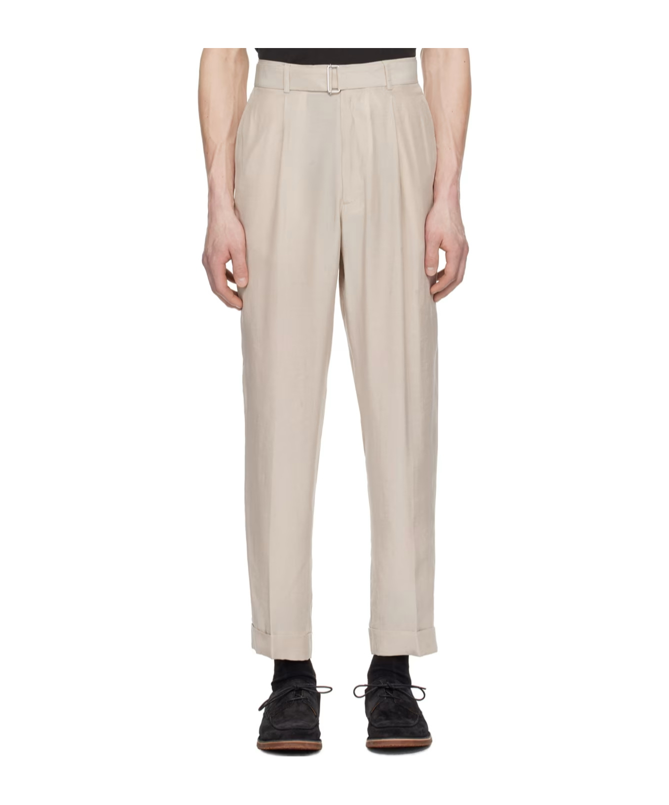 OFFICINE GENERALE BELT LOOPS SLACKS