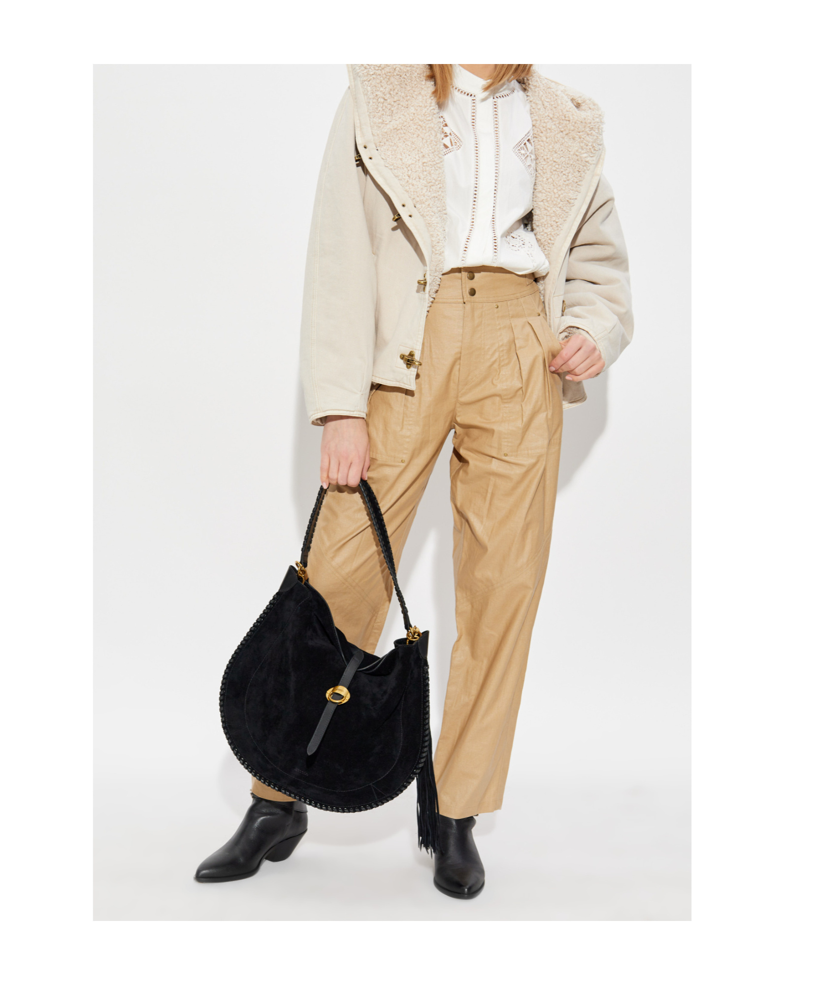 Isabel Marant Long-sleeved Casual Jacket In White