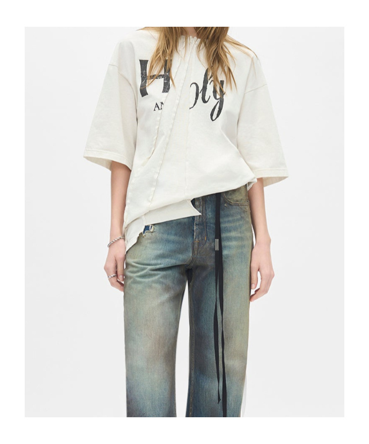 Ann Demeulemeester Friek High Comfort Fit T-shirt In White