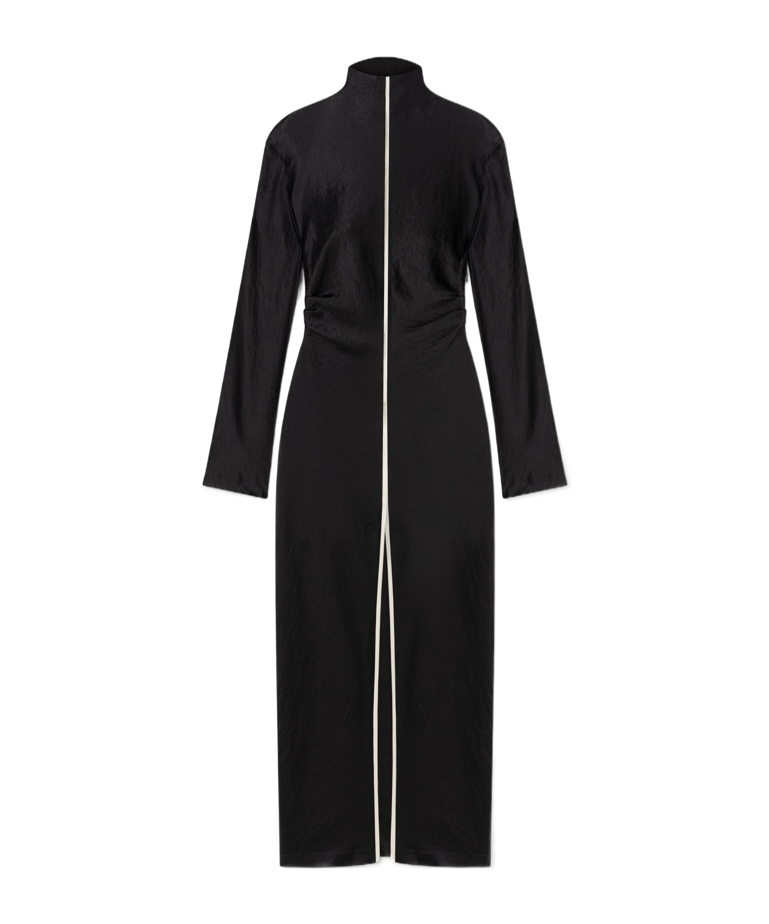 Nanushka Naia Midi Dress In Black