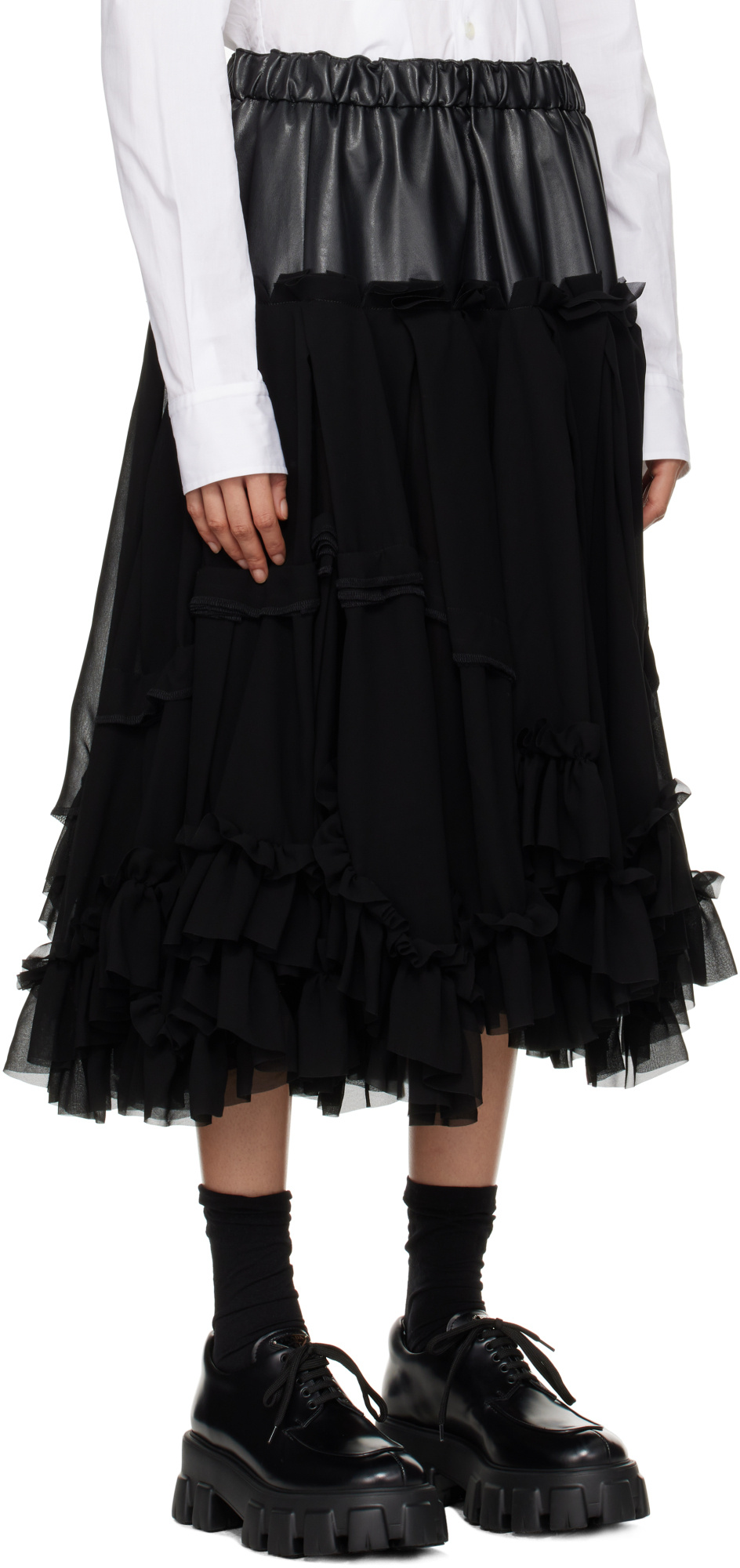 COMME DES GARÇONS ELASTIC WAIST SKIRT 