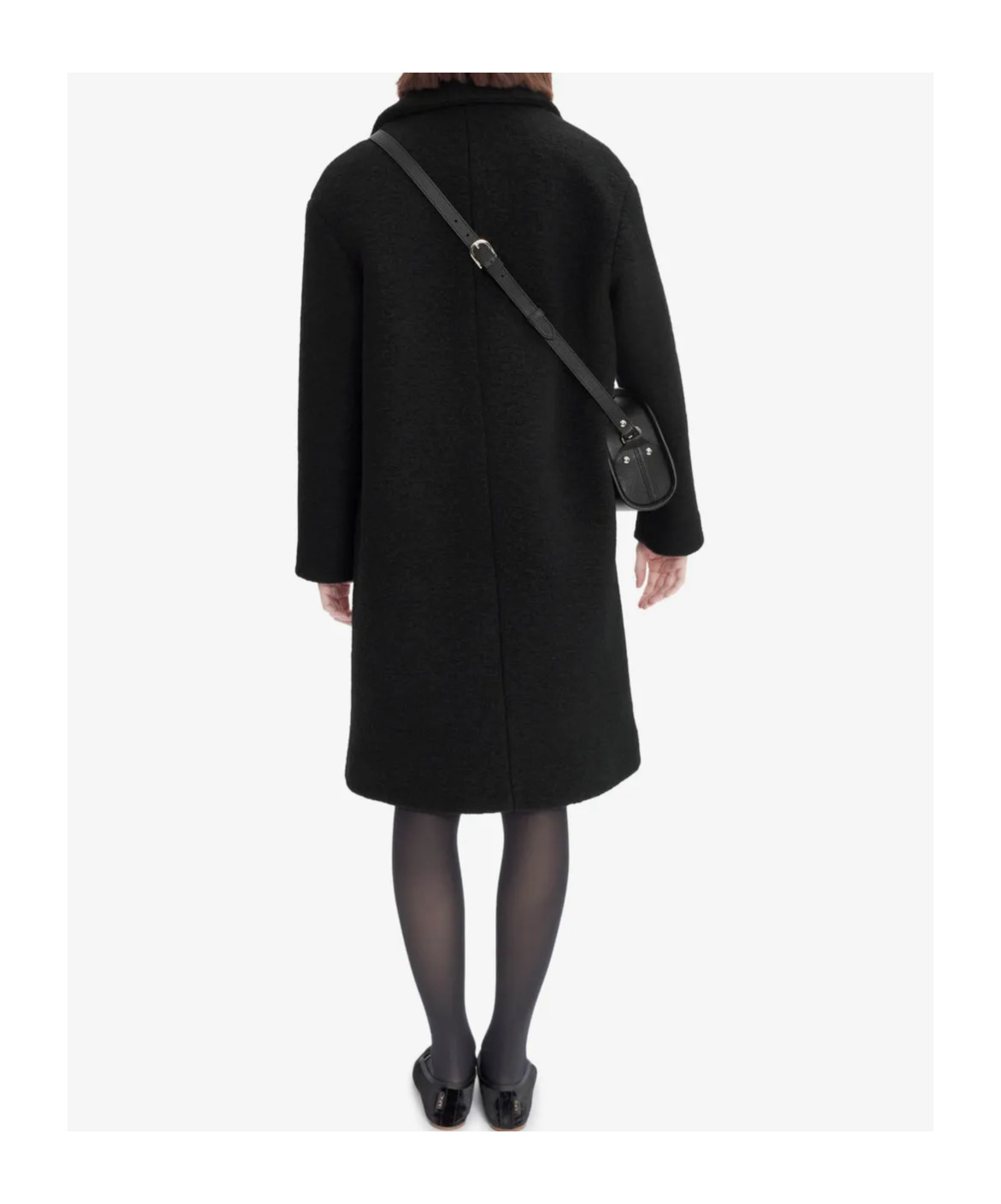 Apc Ninon Coat In Black