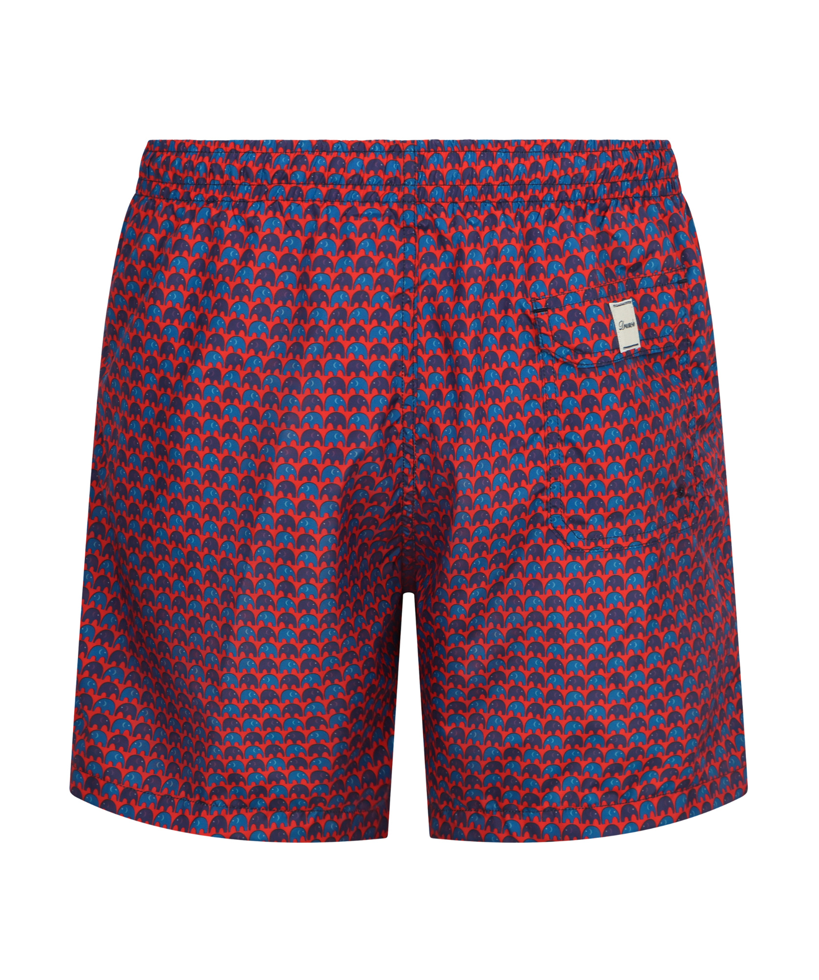 Drumohr Printed Swim Shorts In Red