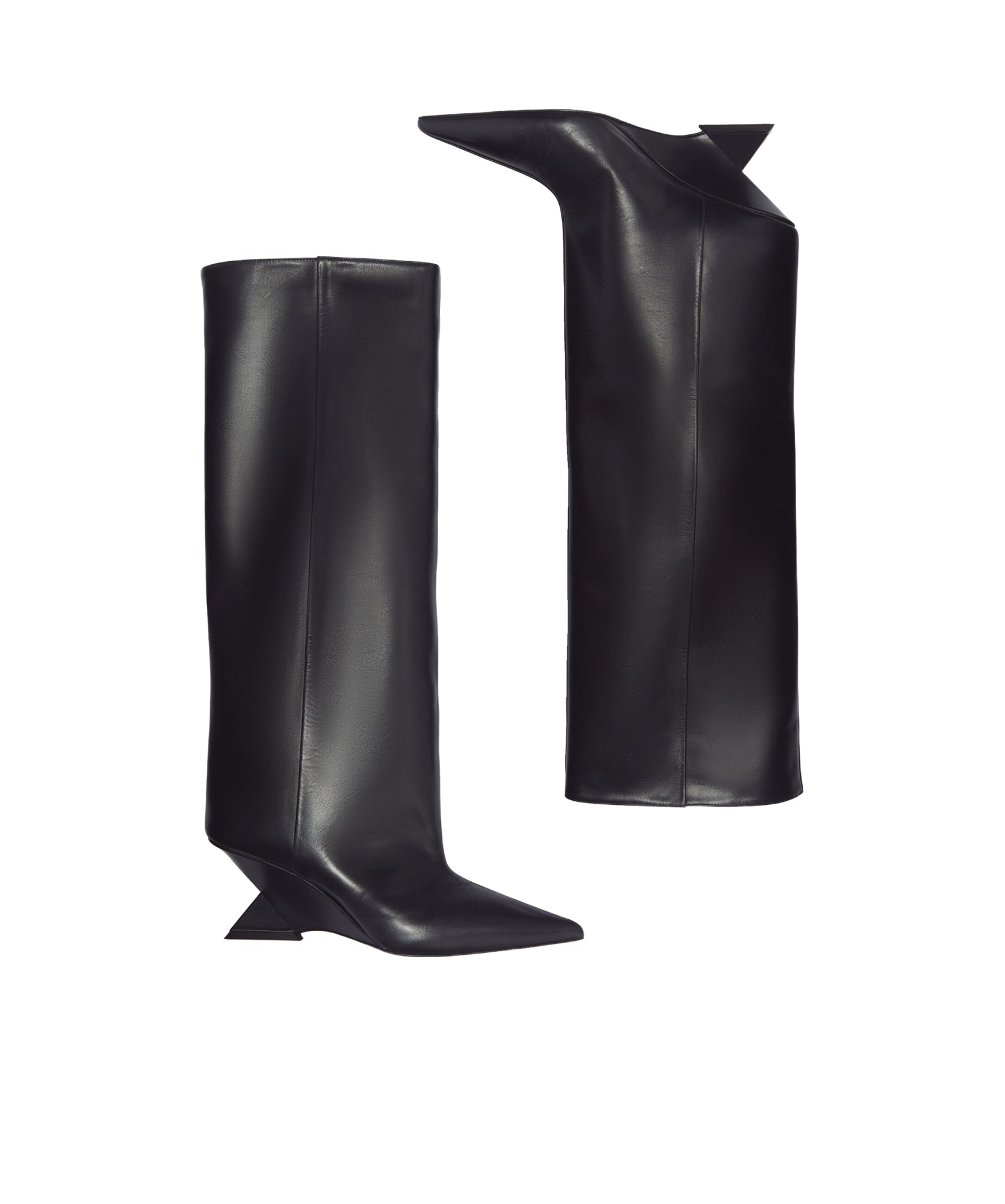 Attico Cheope Tube Boots In Black