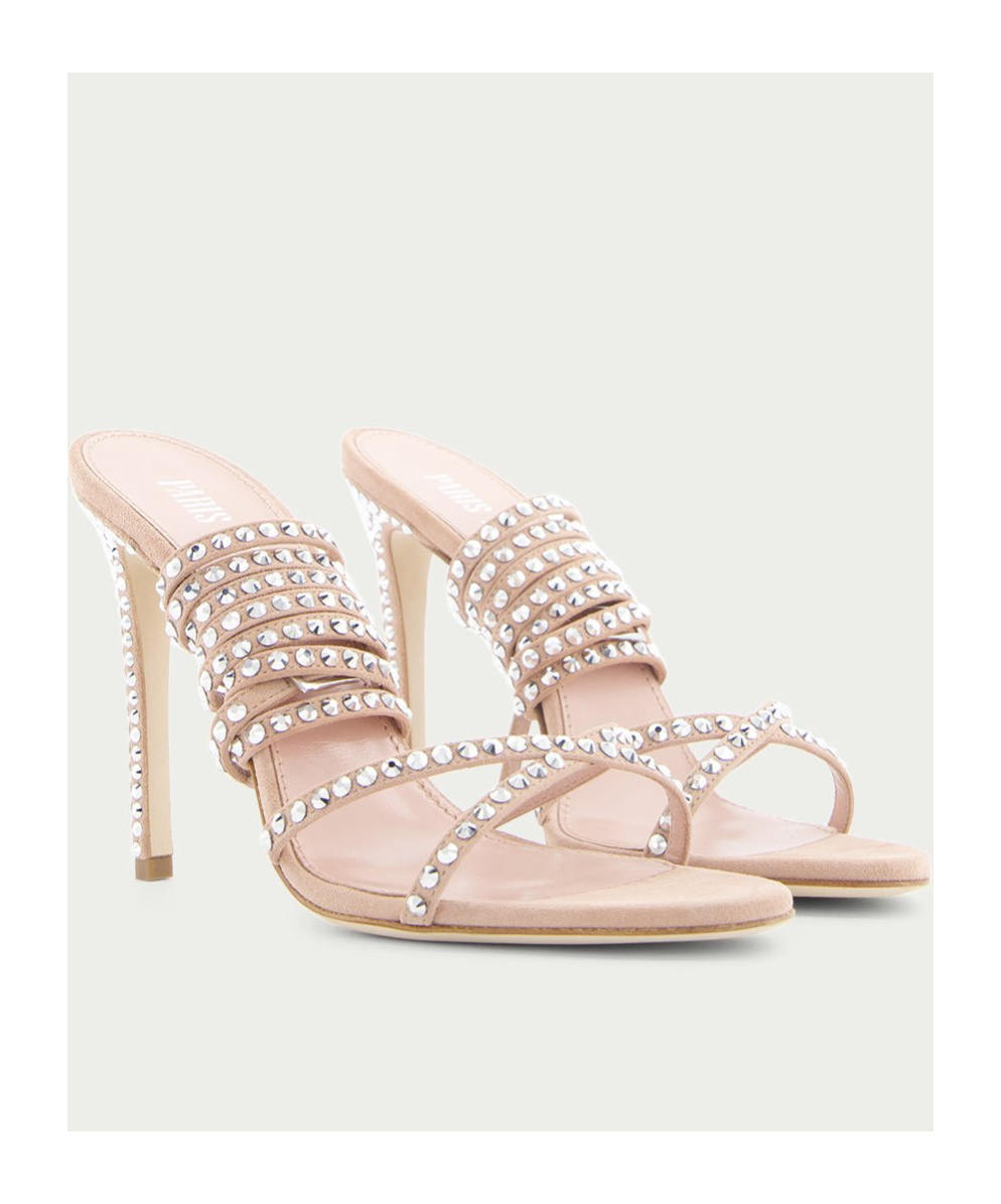 Paris Texas Open-toed High-heeled Sandals In Nude