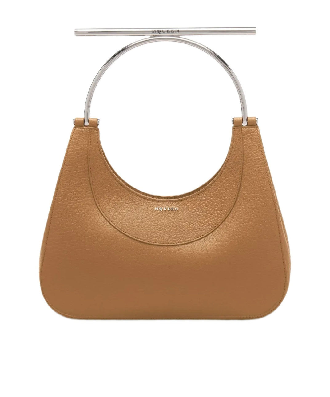Alexander Mcqueen Mini Cross-bar Tote Bag In Brown