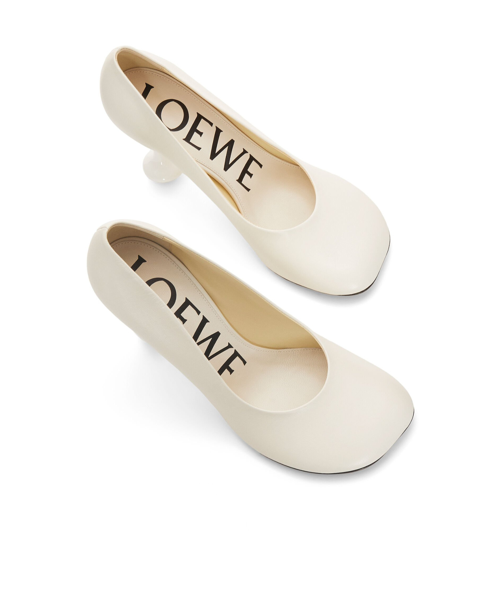 Loewe Shallow High Heels In White