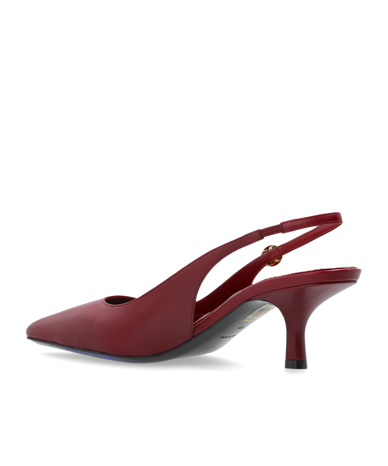 Burberry Dame Leather Slingback Pumps