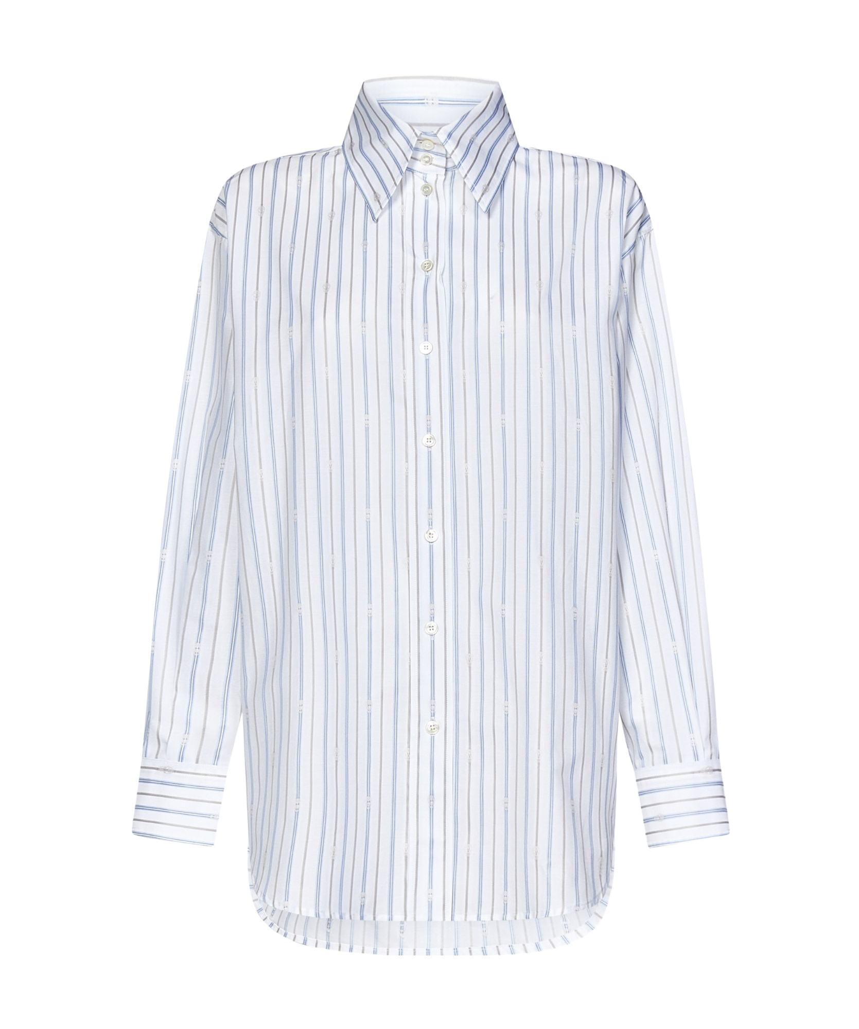 Alexander Mcqueen Long Sleeve Striped Shirt