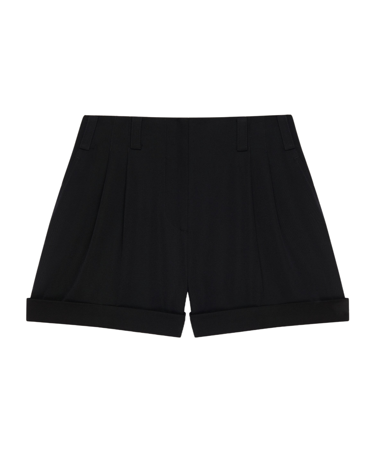 Givenchy Double Pleat Shorts In Wool