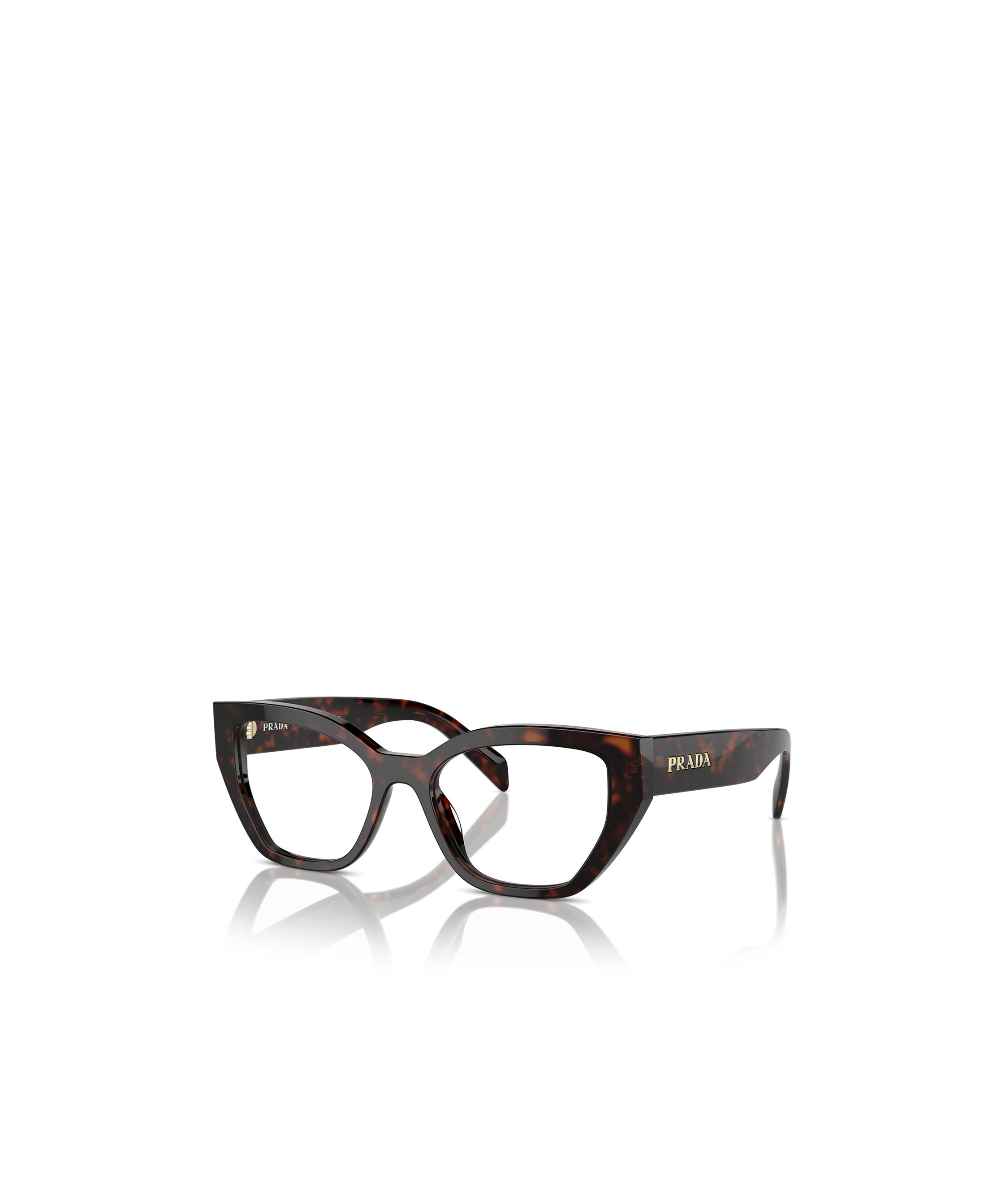 Prada Eyewear Cat-eye Glasses In Black