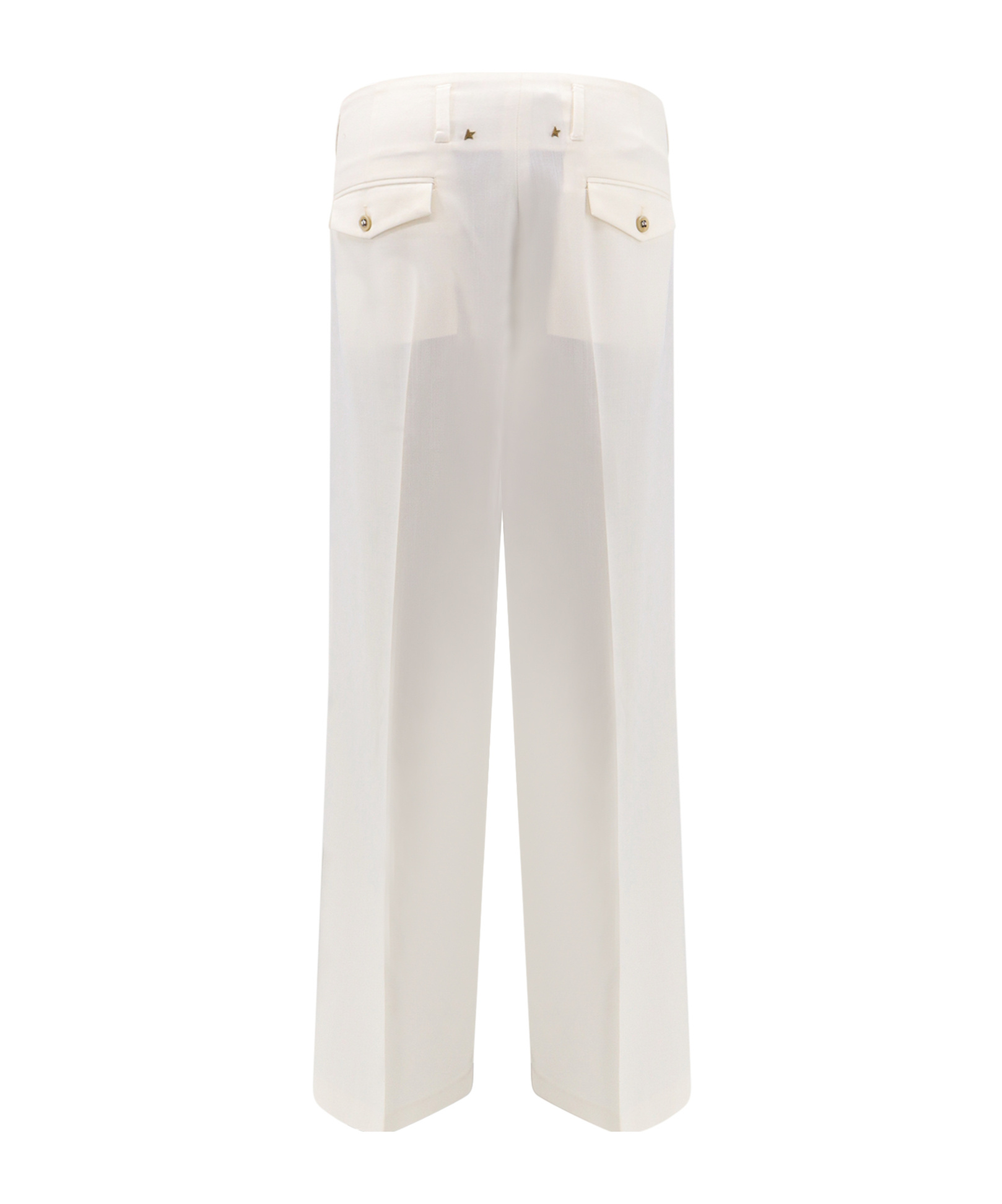 Shop Golden Goose Women's Joggers In Aged White Wool Blend