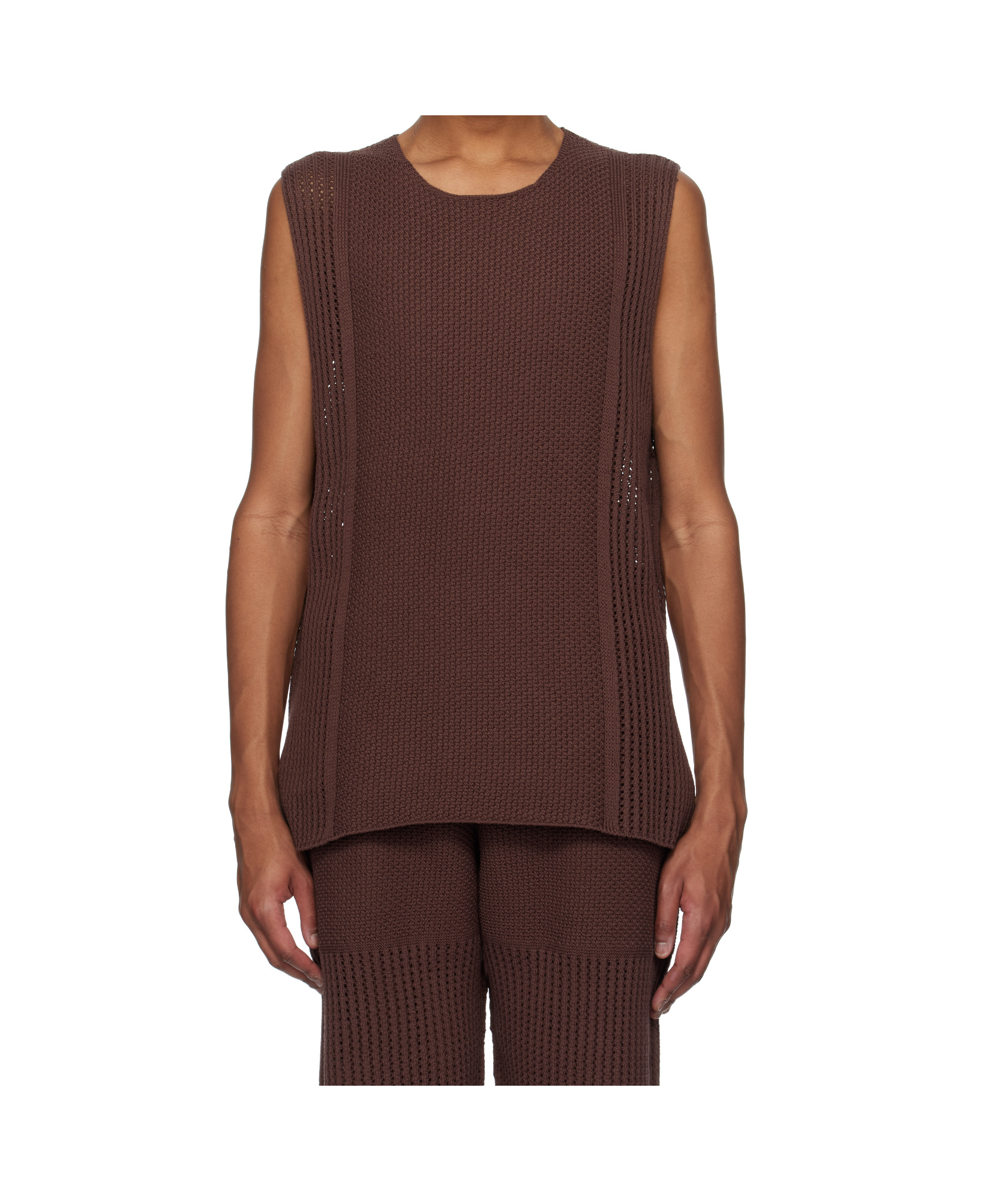 ISSEY MIYAKE RUSTIC KNIT VEST