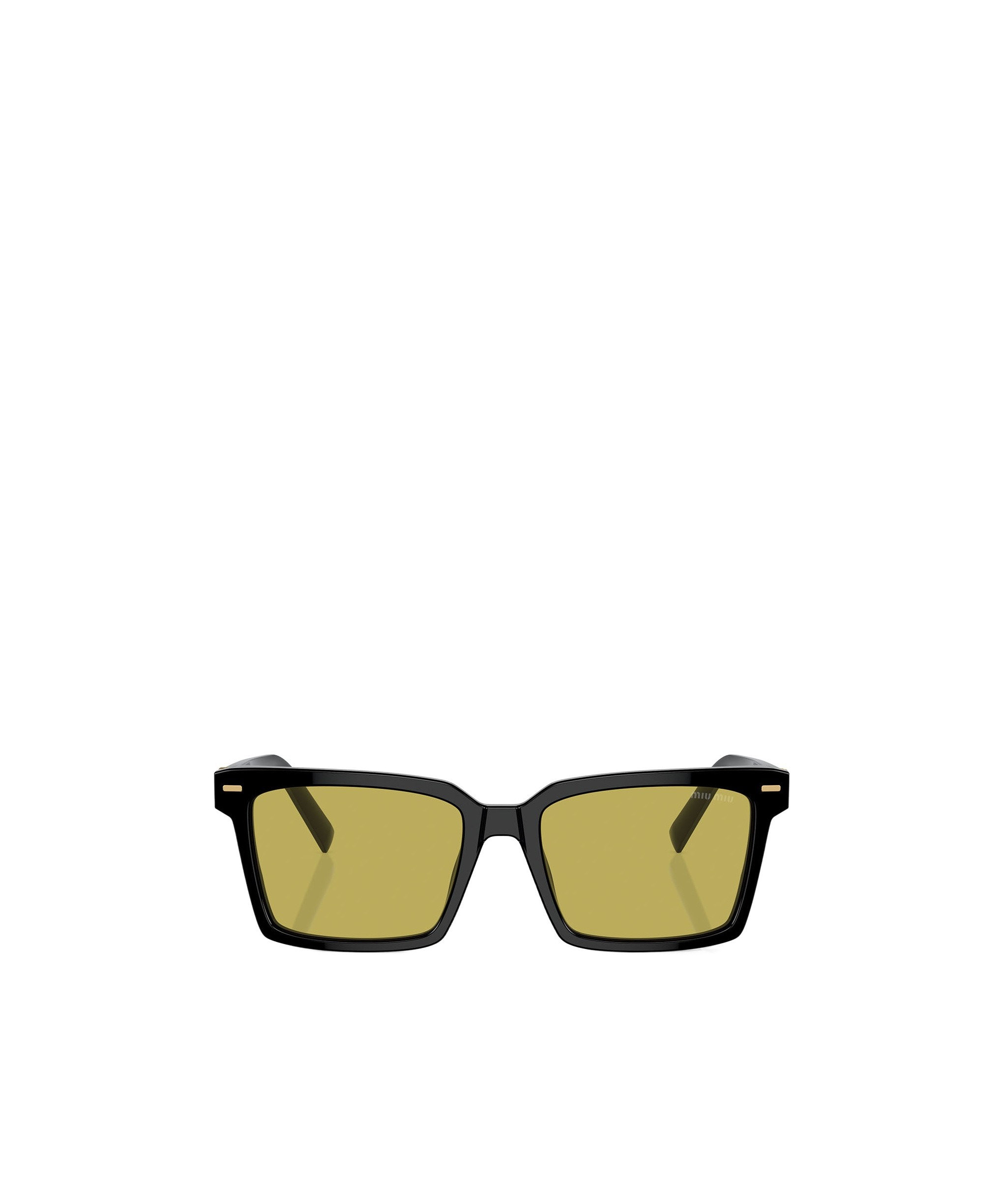 Miu Miu 55mm Rectangular Sunglasses In Nude