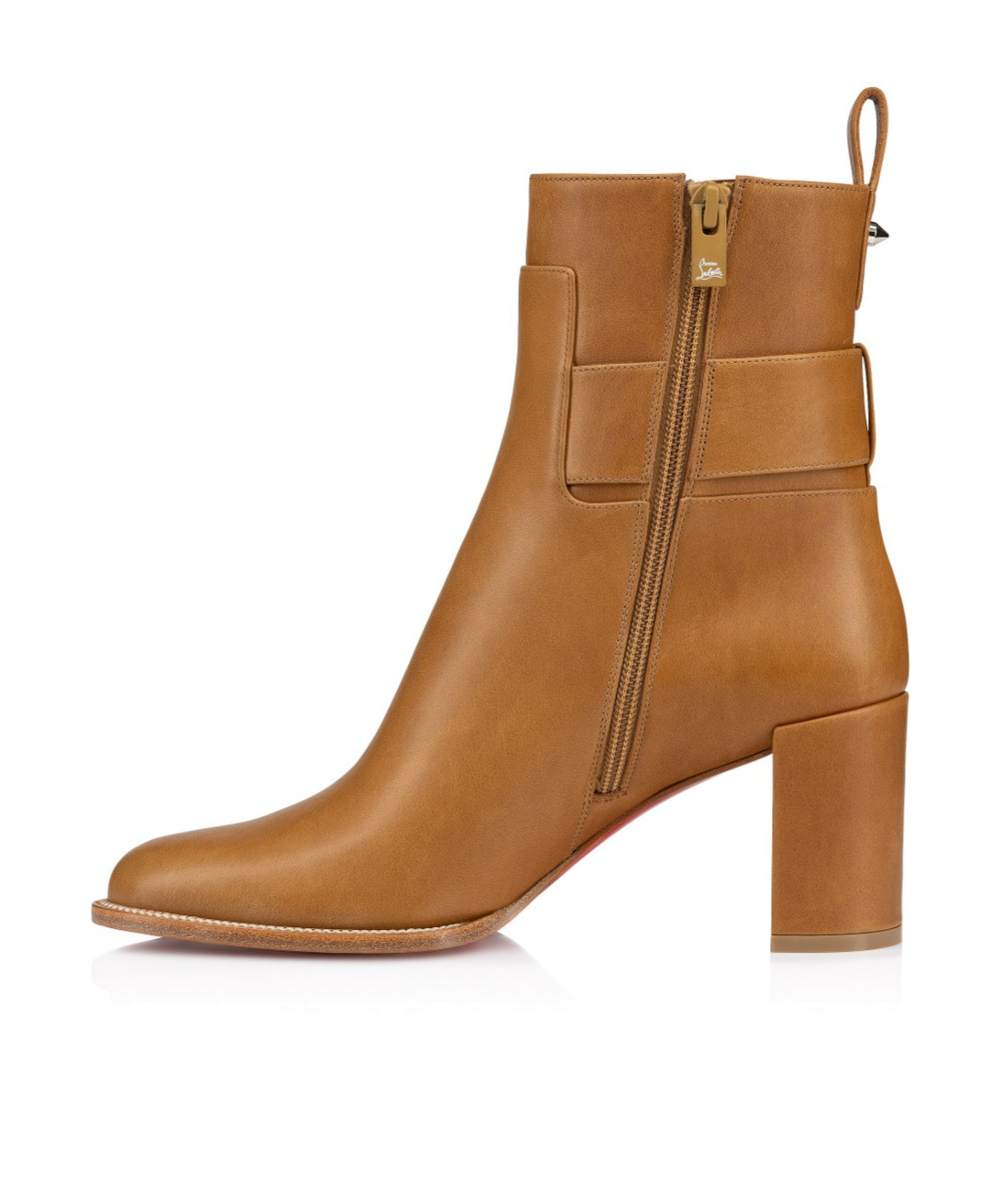 Christian Louboutin Booty Lock Boots In Brown