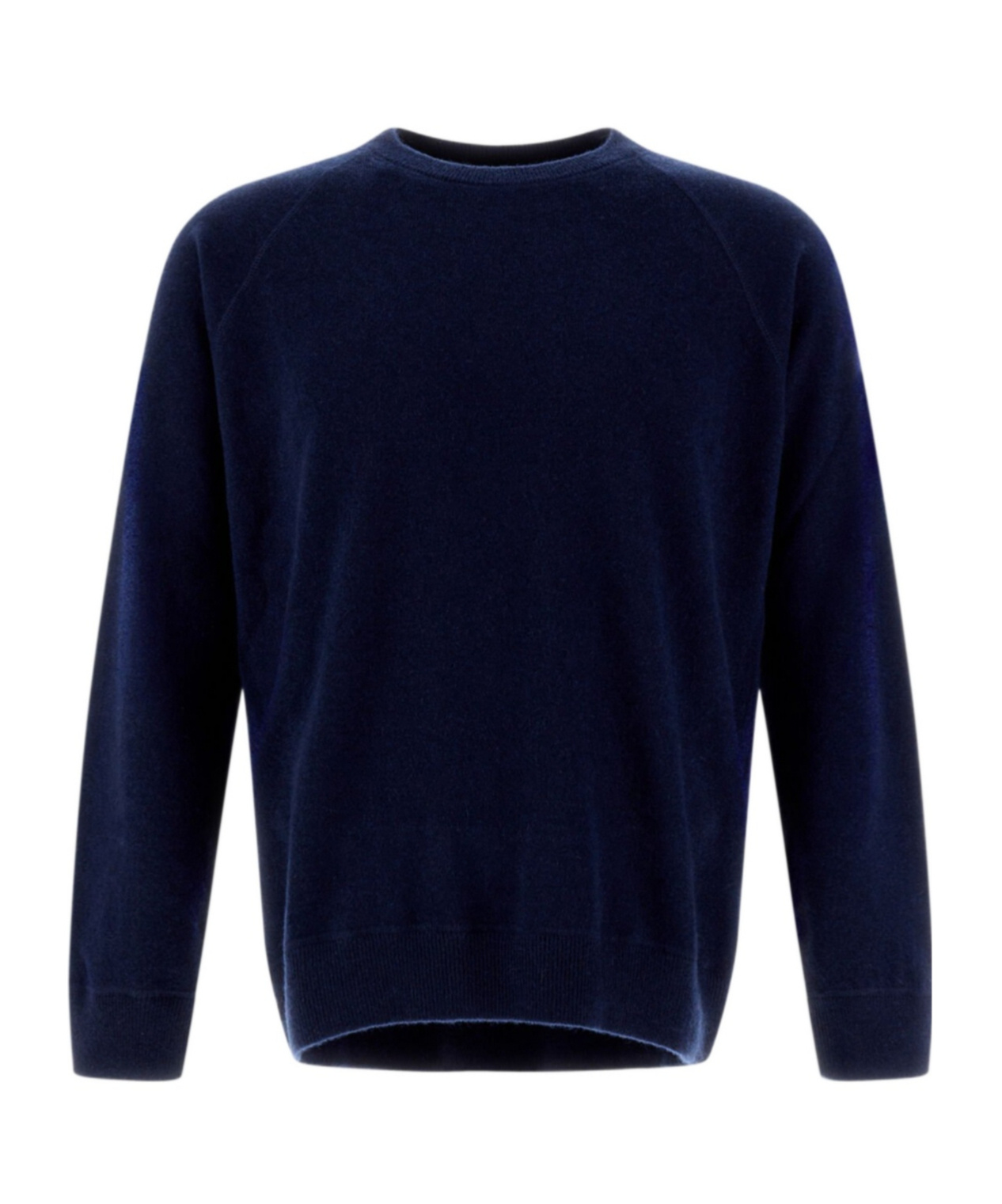 Herno Long-sleeved Crewneck Jumper In Black