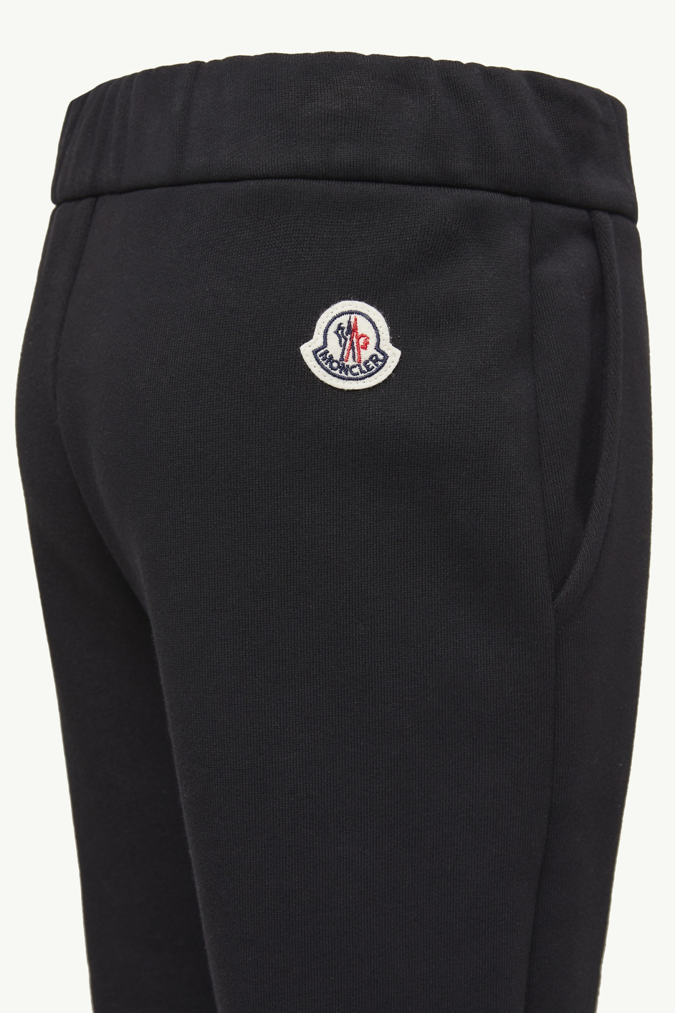 Moncler Cotton Sweatpants In Black