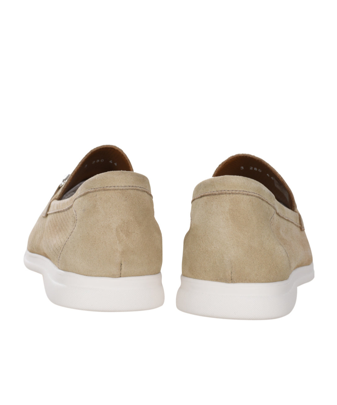 Doucal's Knot-detail Mesh Loafers In Nude