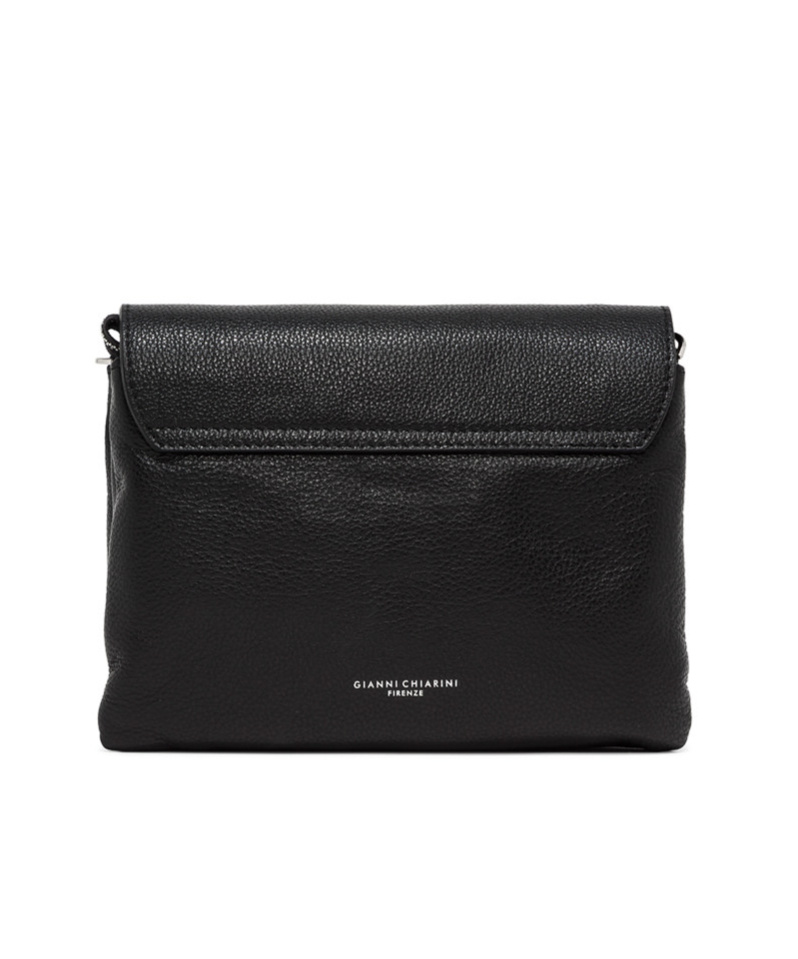 Gianni Chiarini Flip Shoulder Bag In Black