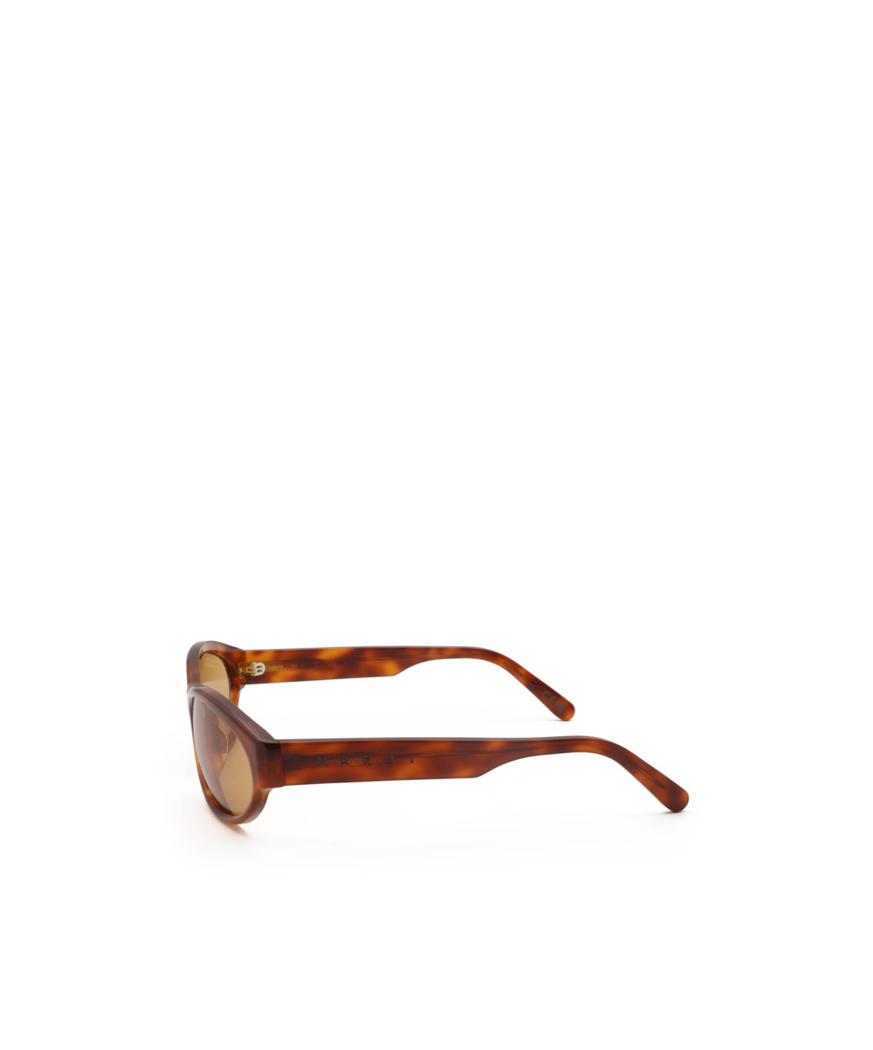 Marni Geometric Frame Sunglasses In Brown