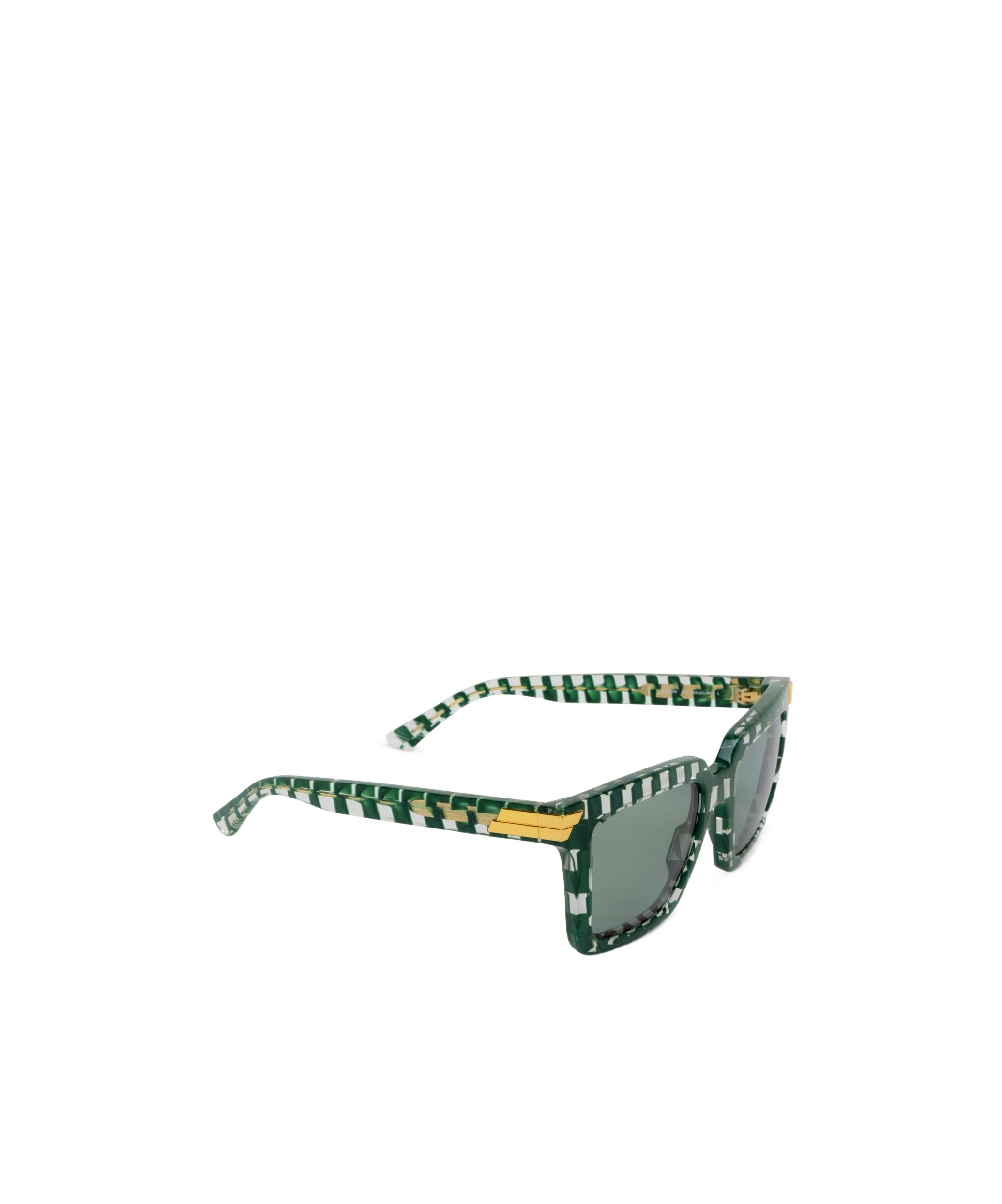 Bottega Veneta Eyewear Square Frame Sunglasses In Green