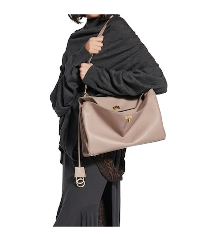 Balenciaga Medium Leather Rodeo Top-handle Bag