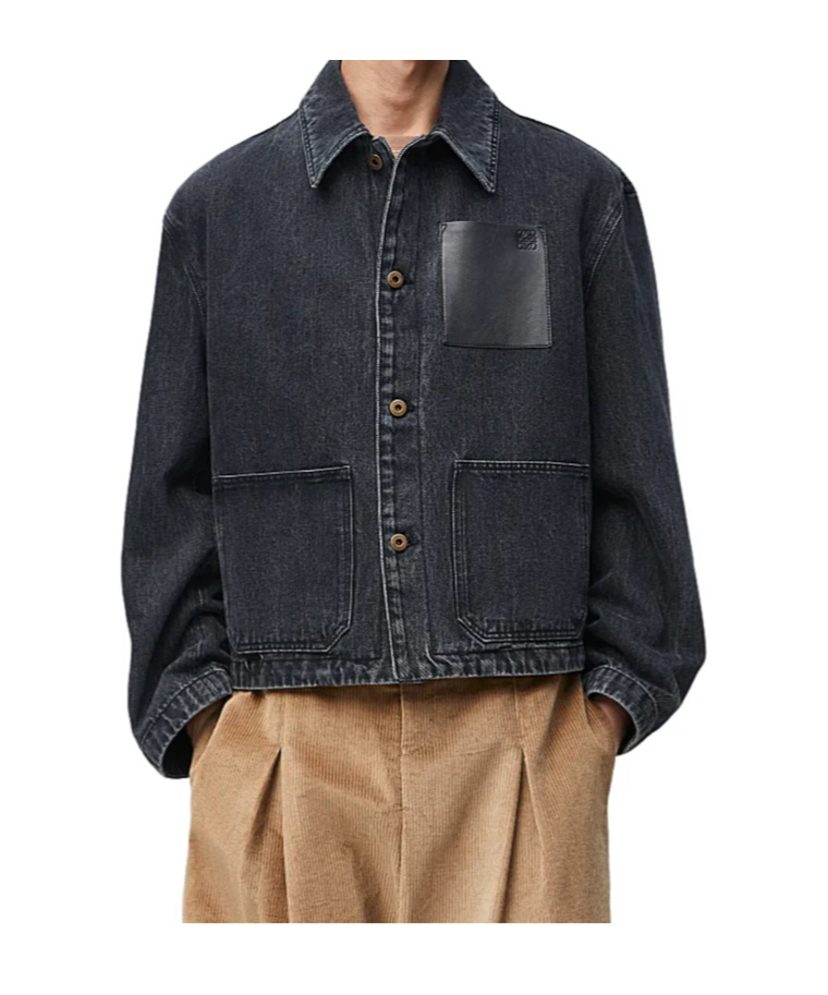 Loewe Workwear Jacket In Black