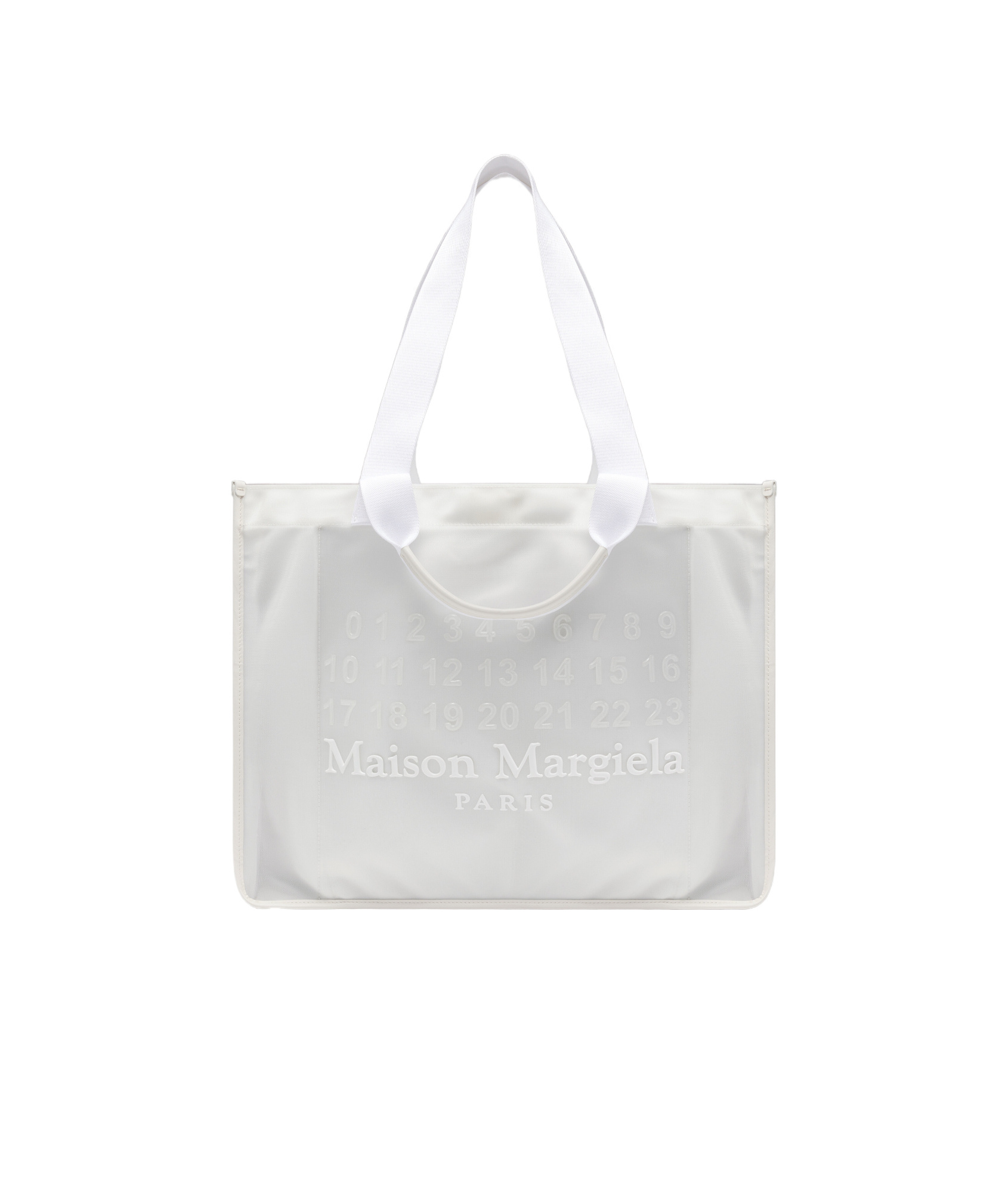 Maison Margiela Cabas Shopping Bag Large Unisex White In White