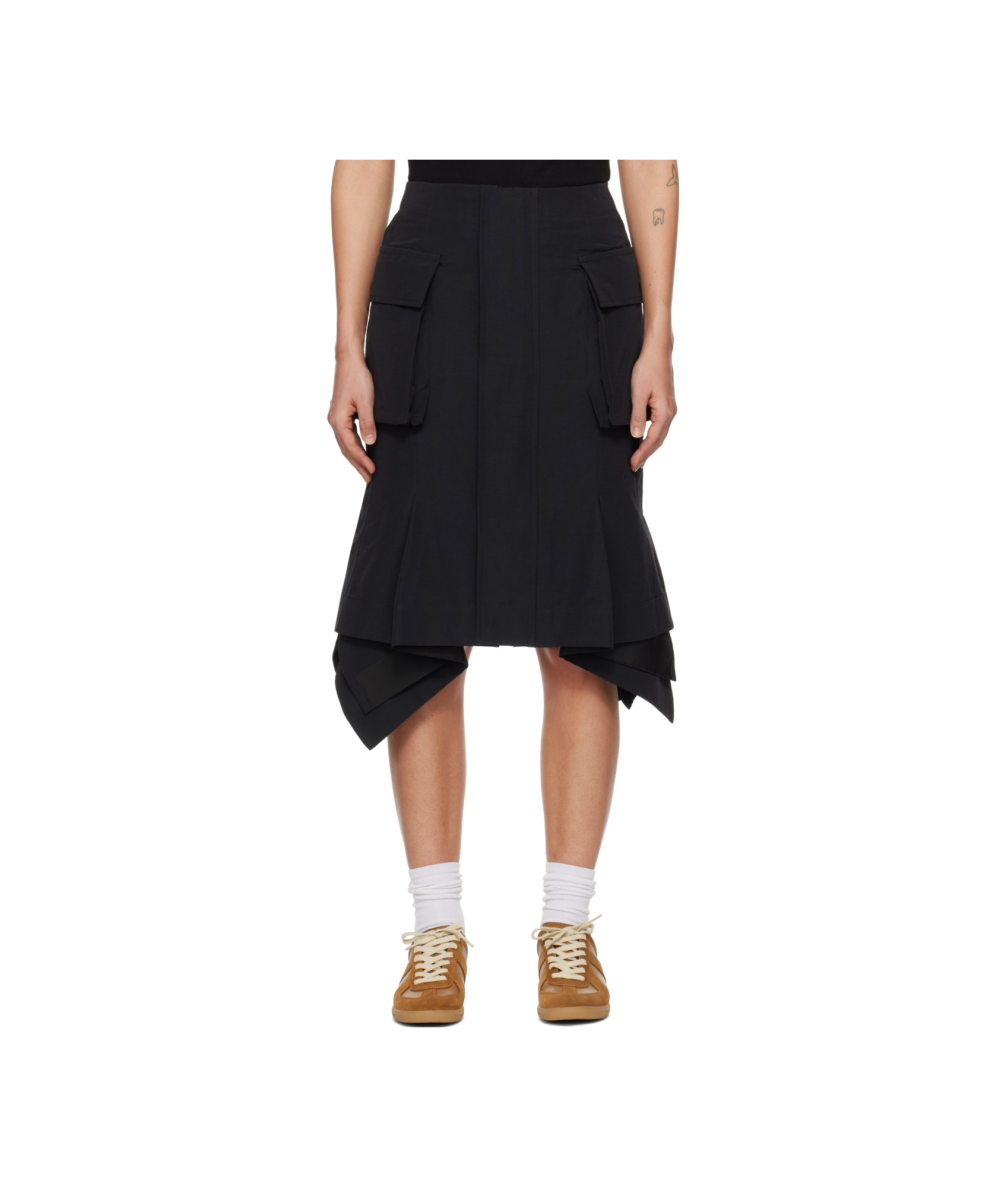 SACAI PLEATED SKIRT 