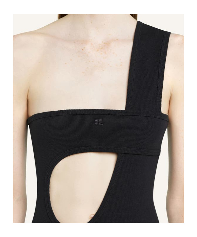 Courrèges Loop 90's Bodysuit In Black