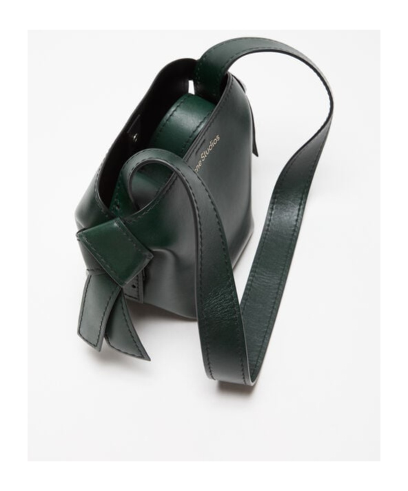 Shop Acne Studios Mini Musubi Crossbody Bag In Black