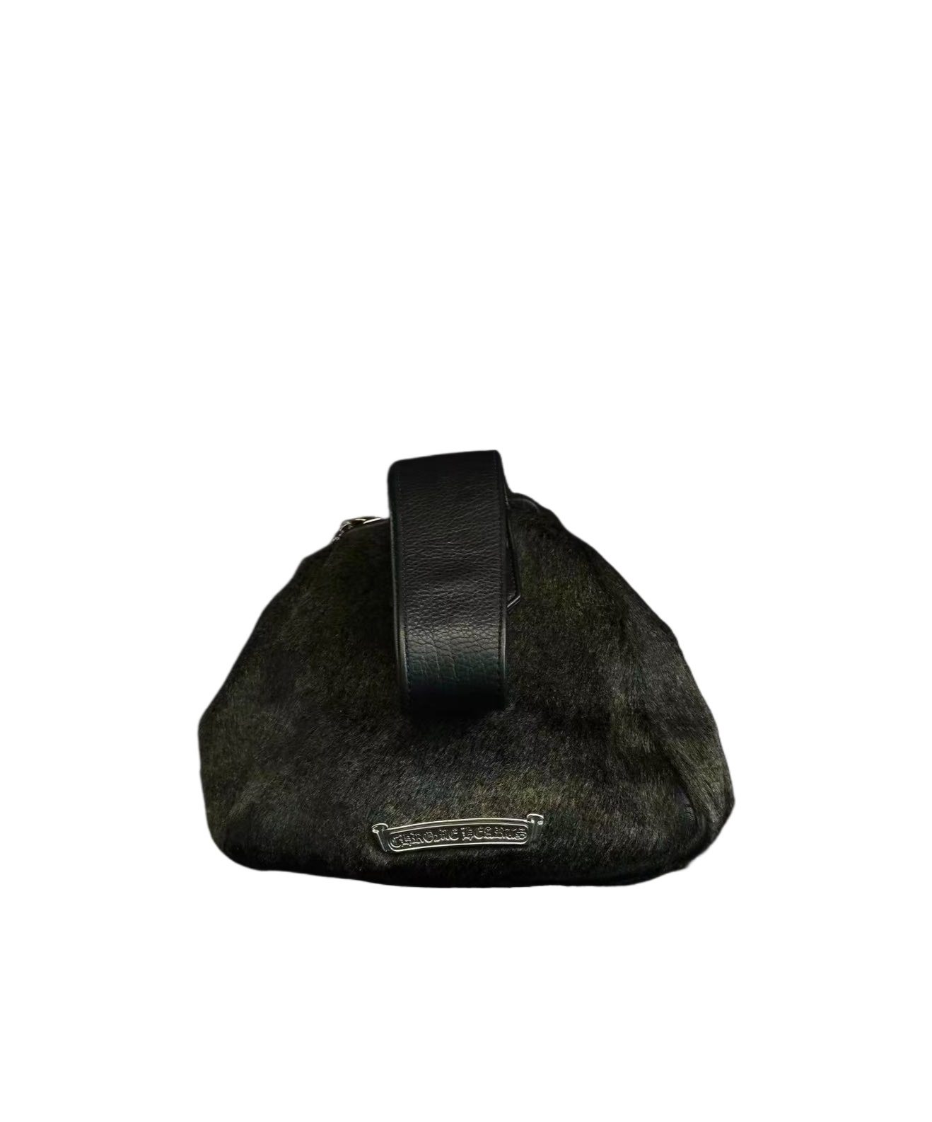 Chrome Hearts Zipper Handbag In Black