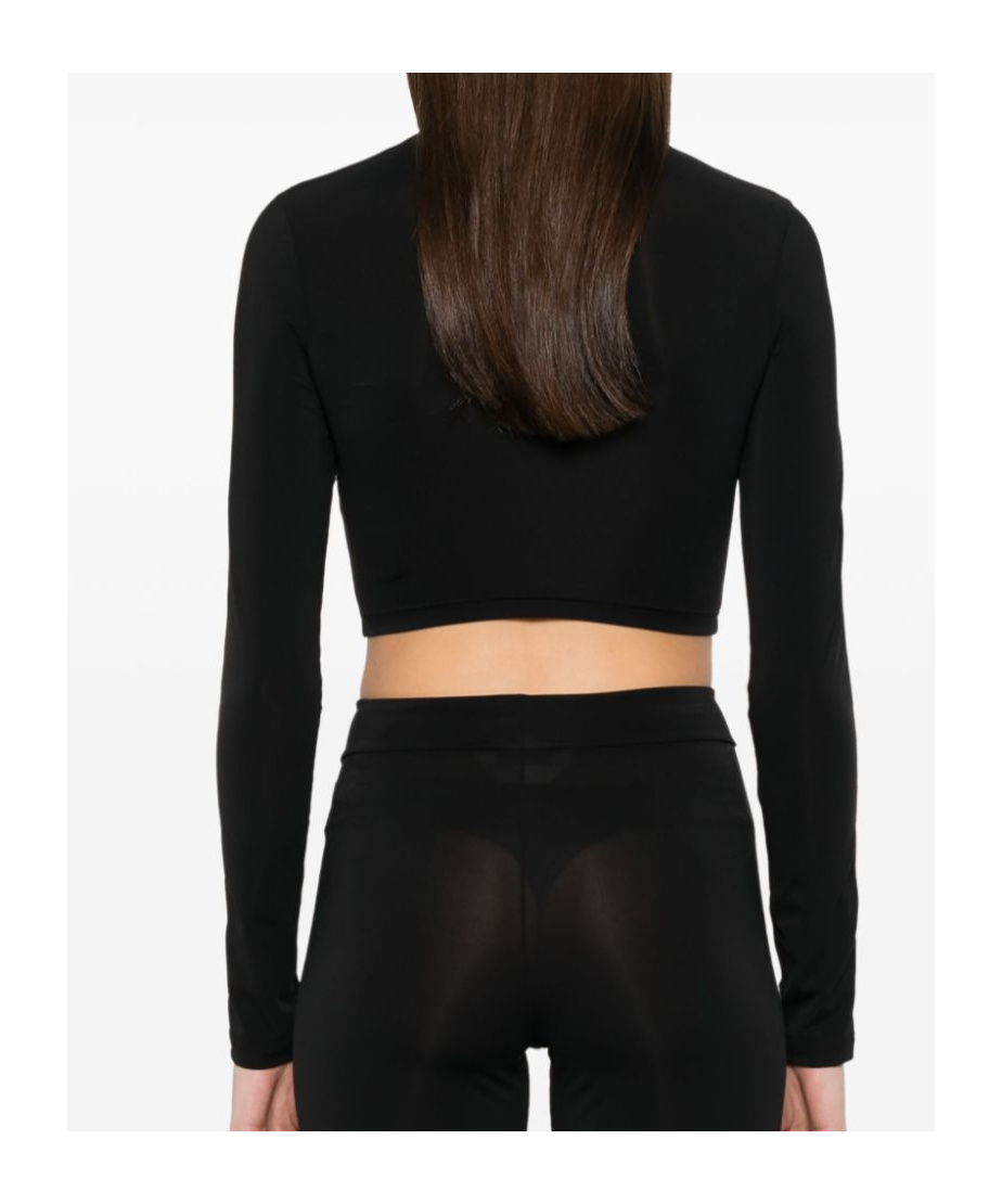 Shop Palm Angels Logo-embroidered T-shirt In Black