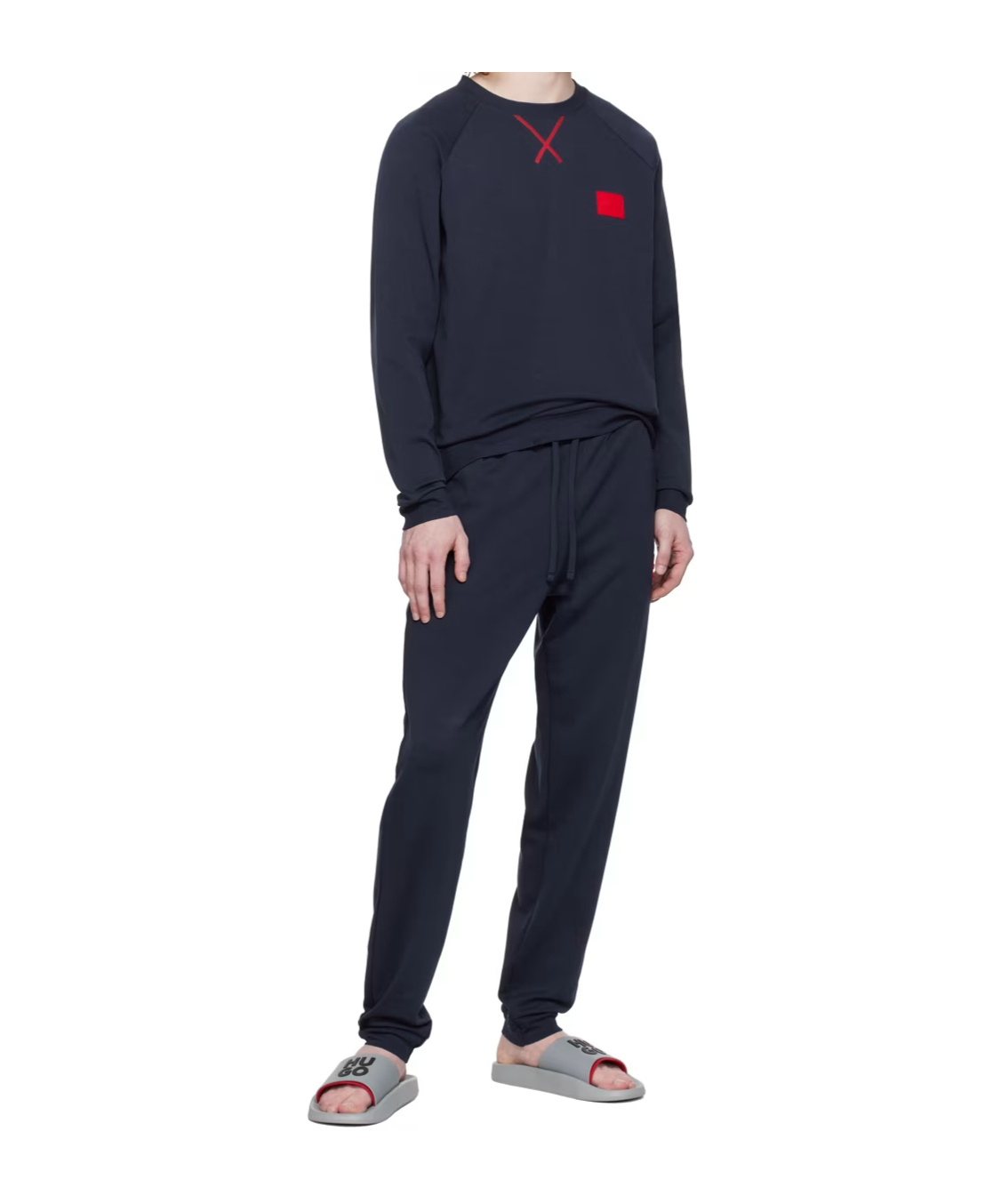 Shop Hugo Boss Elastic Waist Sweatpants In Black