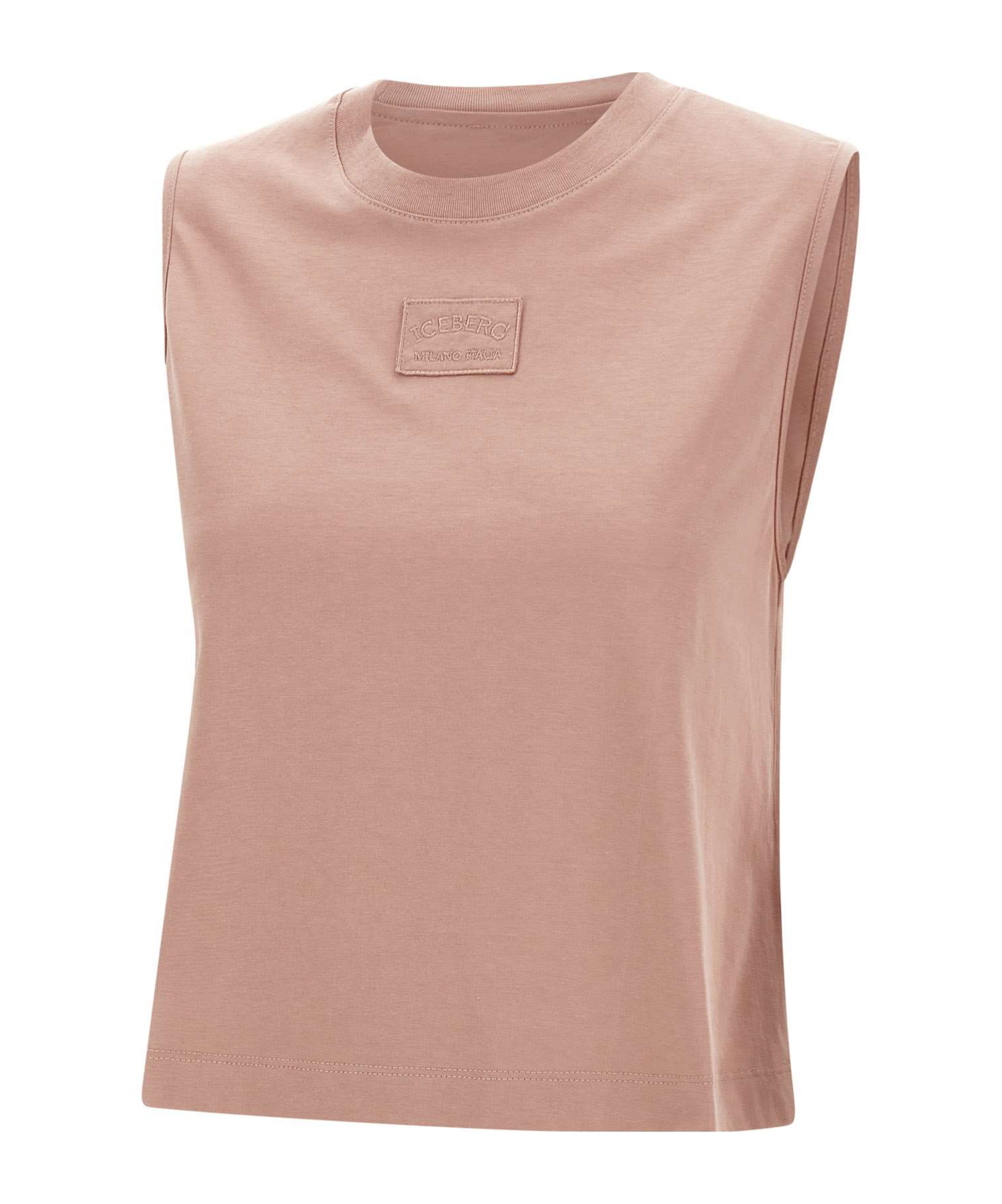 Iceberg Round-neck Vest In Pink