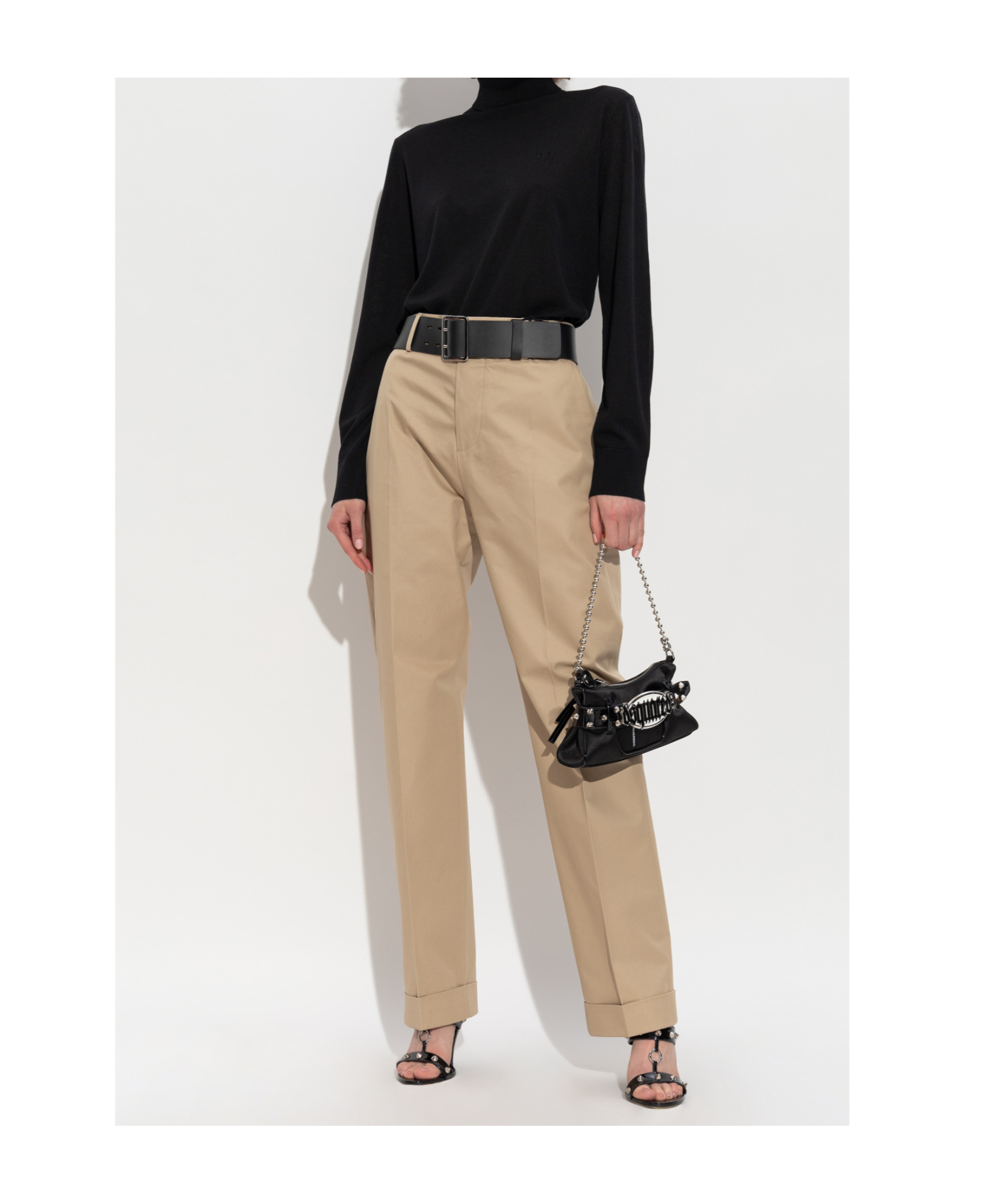 Dsquared2 Belt-loops Trousers In Brown