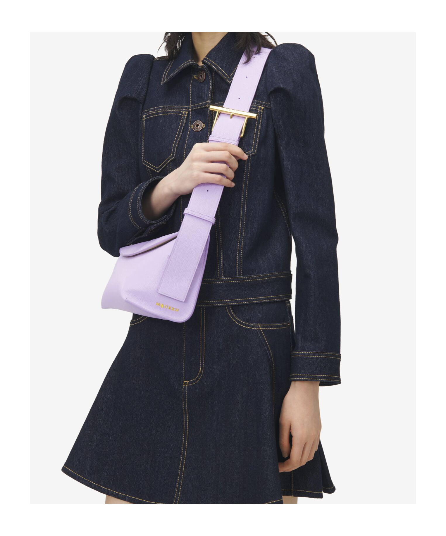 Alexander Mcqueen Women's T-bar Sling Bag In Lilac In Purple