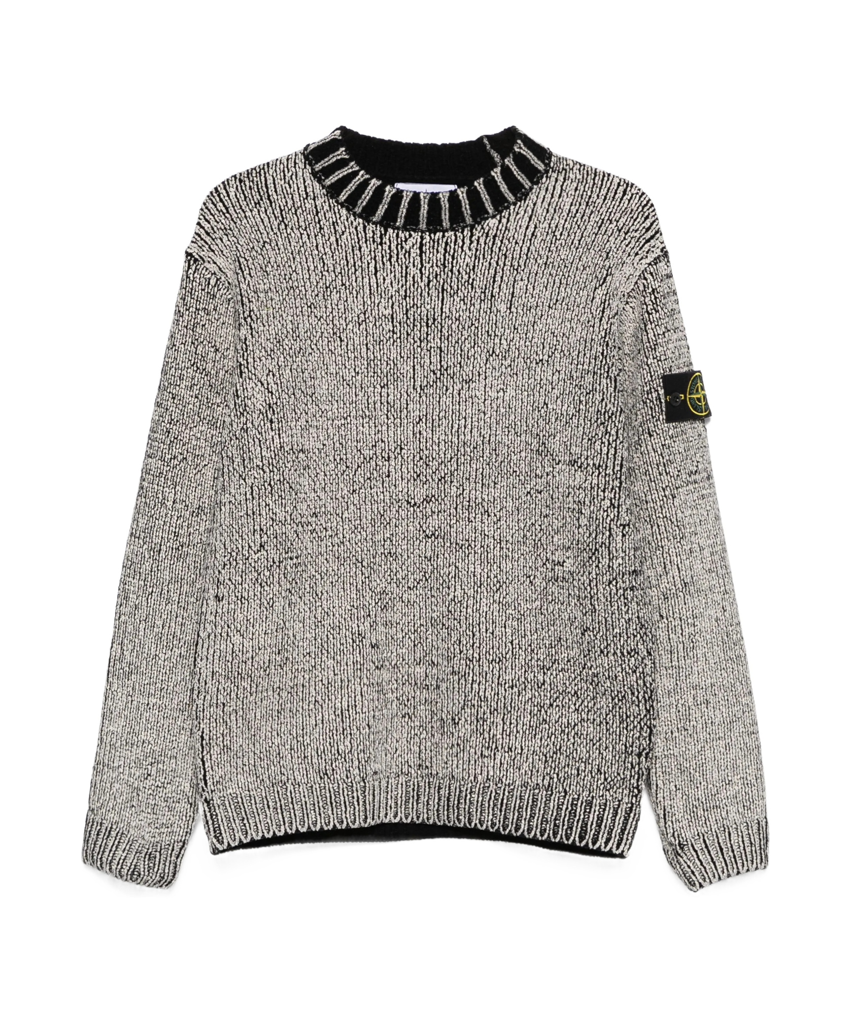 Stone Island Crew-neck Sweater In Black