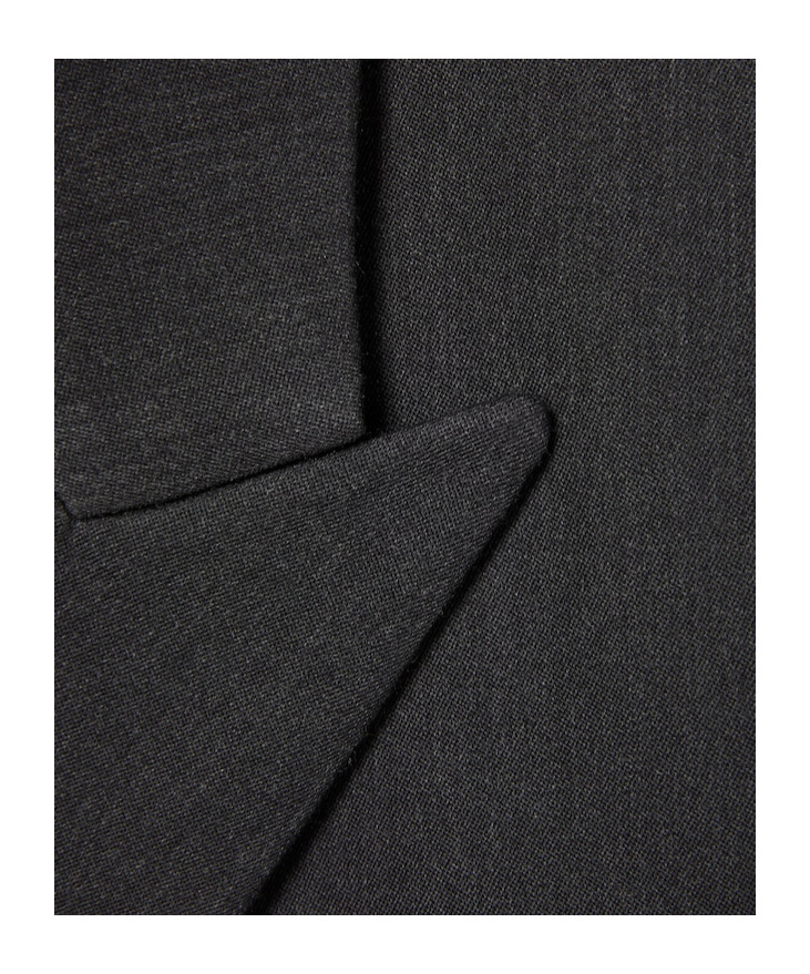 Gucci Ancora Embroidered Wool Coat In Black