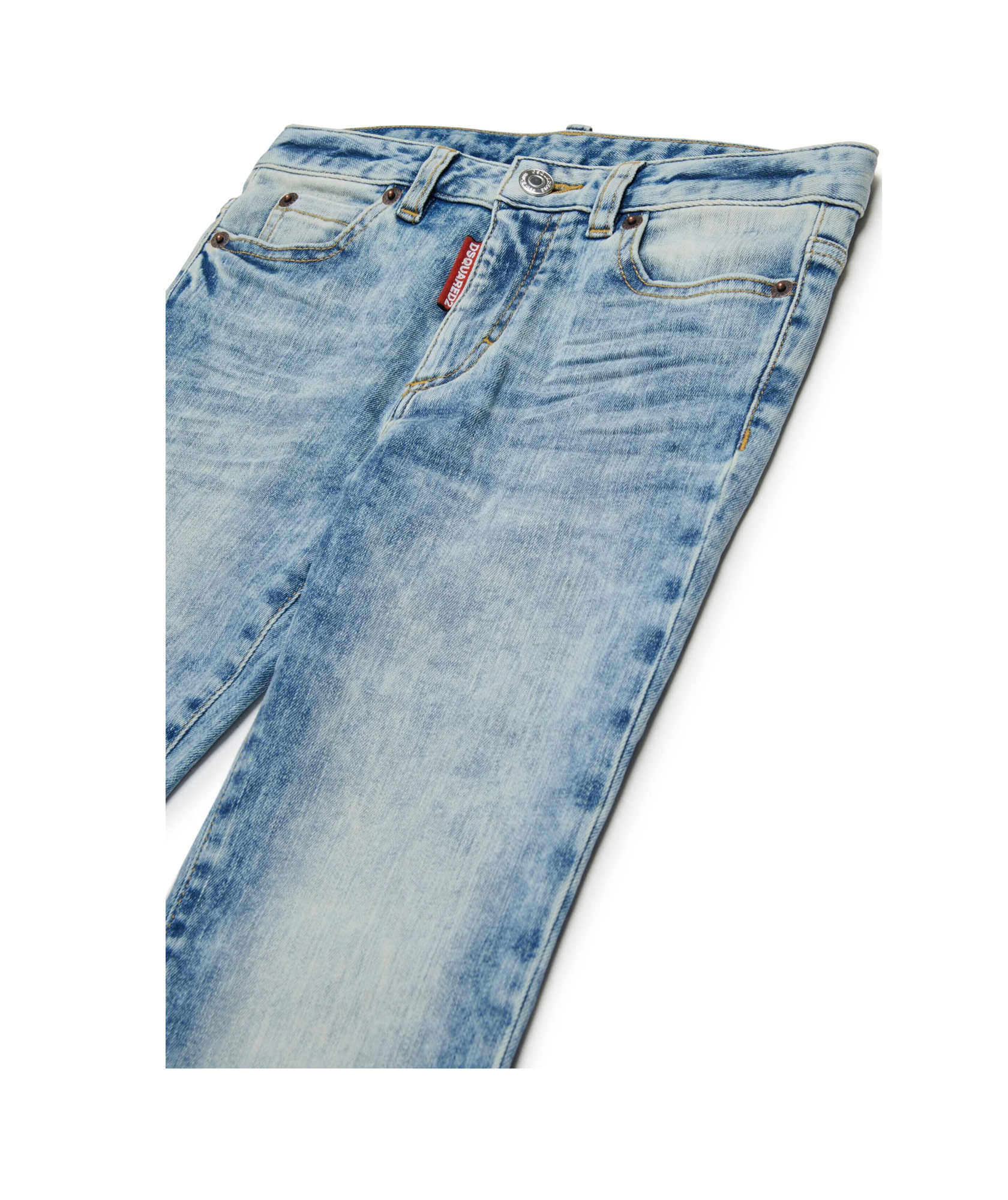 DSQUARED2 BELT-LOOP JEANS