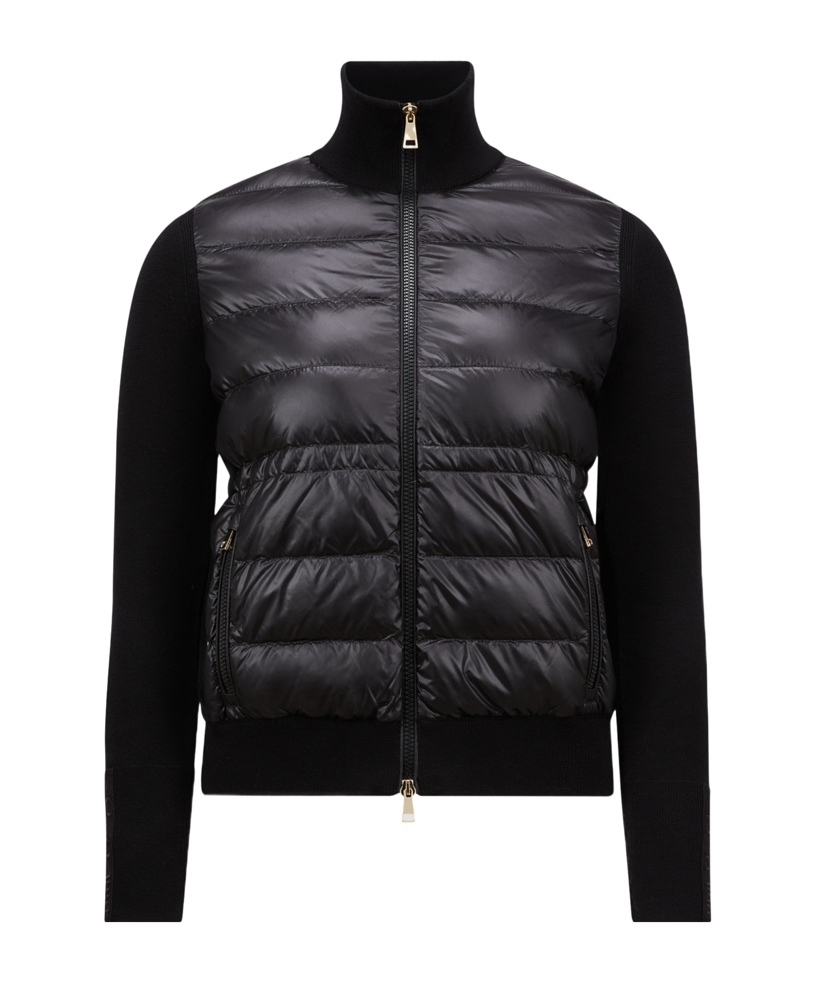 Moncler Panelled Jacket In Black
