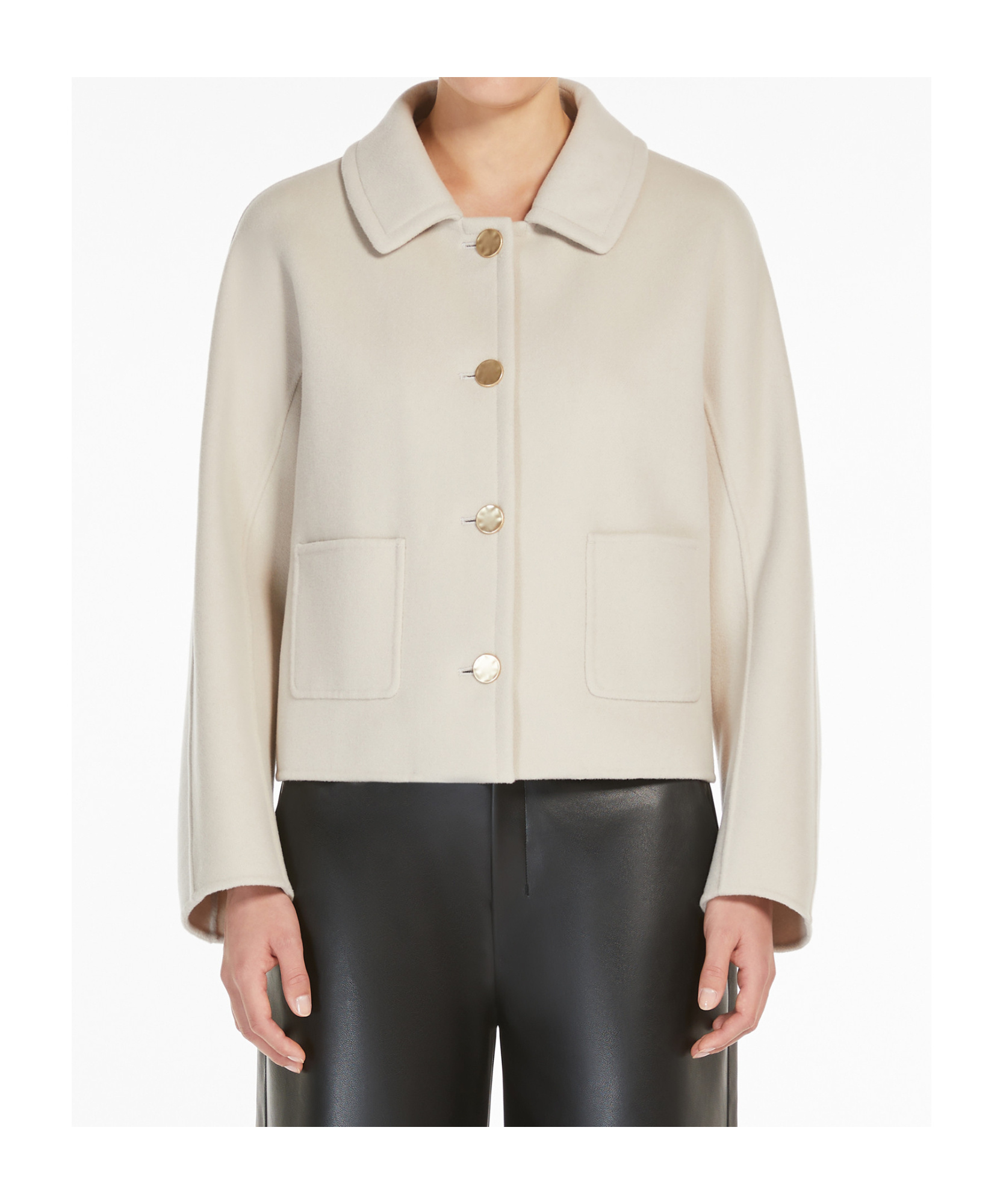 Max Mara 's Button-up Long-sleeved Jacket In White