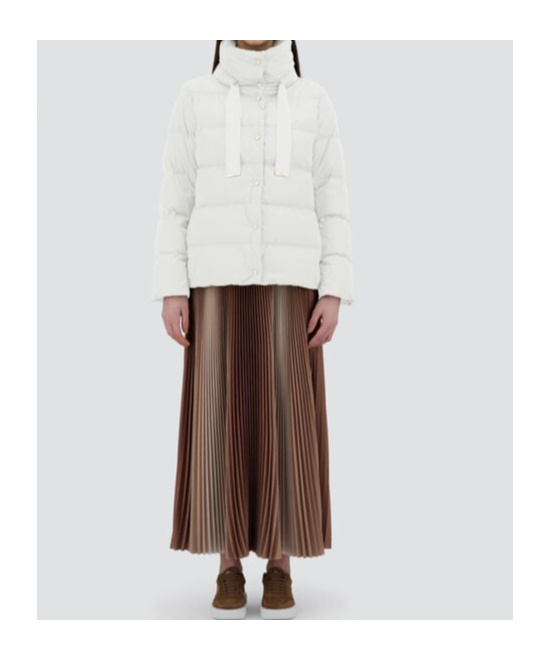Herno Long-sleeved Down Jacket In White