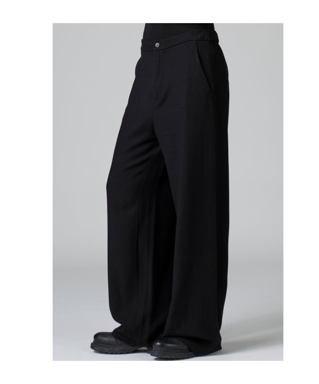 Transit High-waisted Trousers In Black