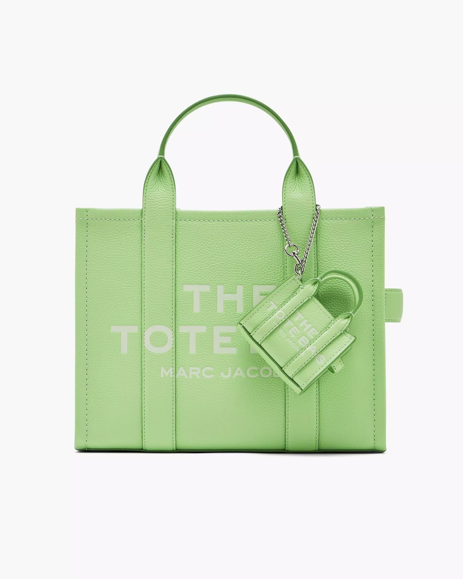 Marc Jacobs The Nano Tote Bag Charm In Green
