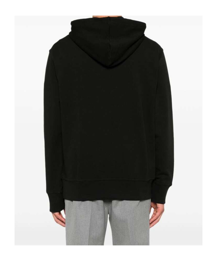 Shop Hugo Boss Logo-print Hoodie In Black